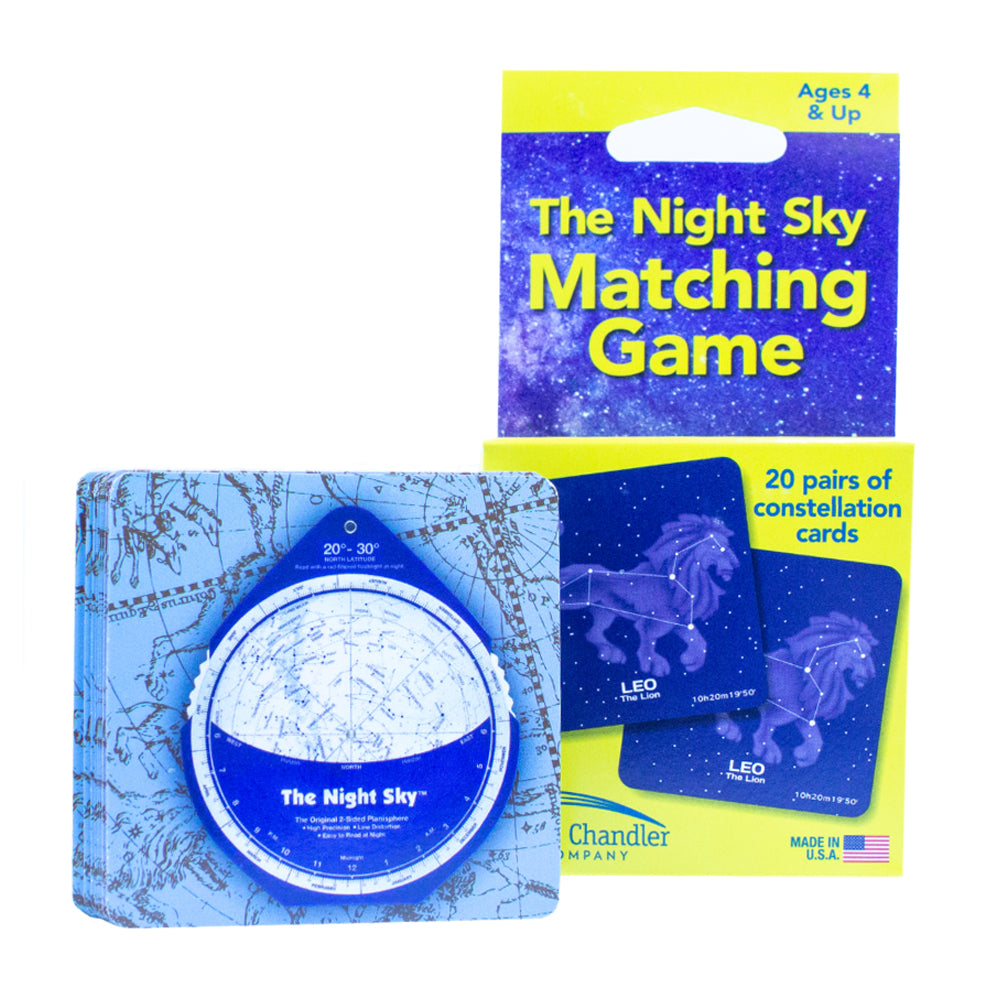 The Night Sky Matching Card Game - Fun Astronomy Educational Game for Kids & Adults - Perfect for Family Game Night & Classroom Learning