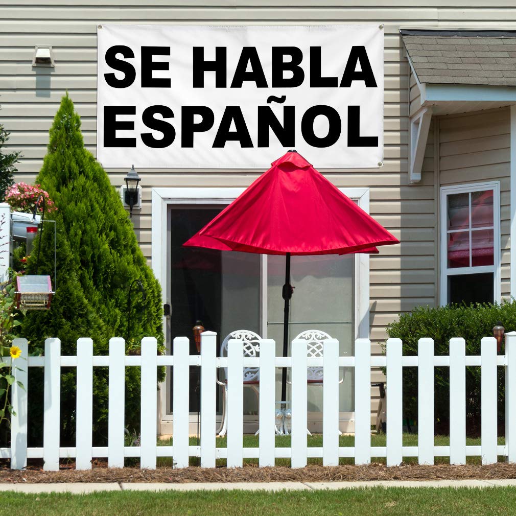 Custom Vinyl Banner - Multiple Sizes (60x144 Inches) | Weatherproof Outdoor Yard Signs with 10 Grommets | Spanish Available (Se Habla Español) | Perfect for Business Advertising, Construction Sites & Event Signage