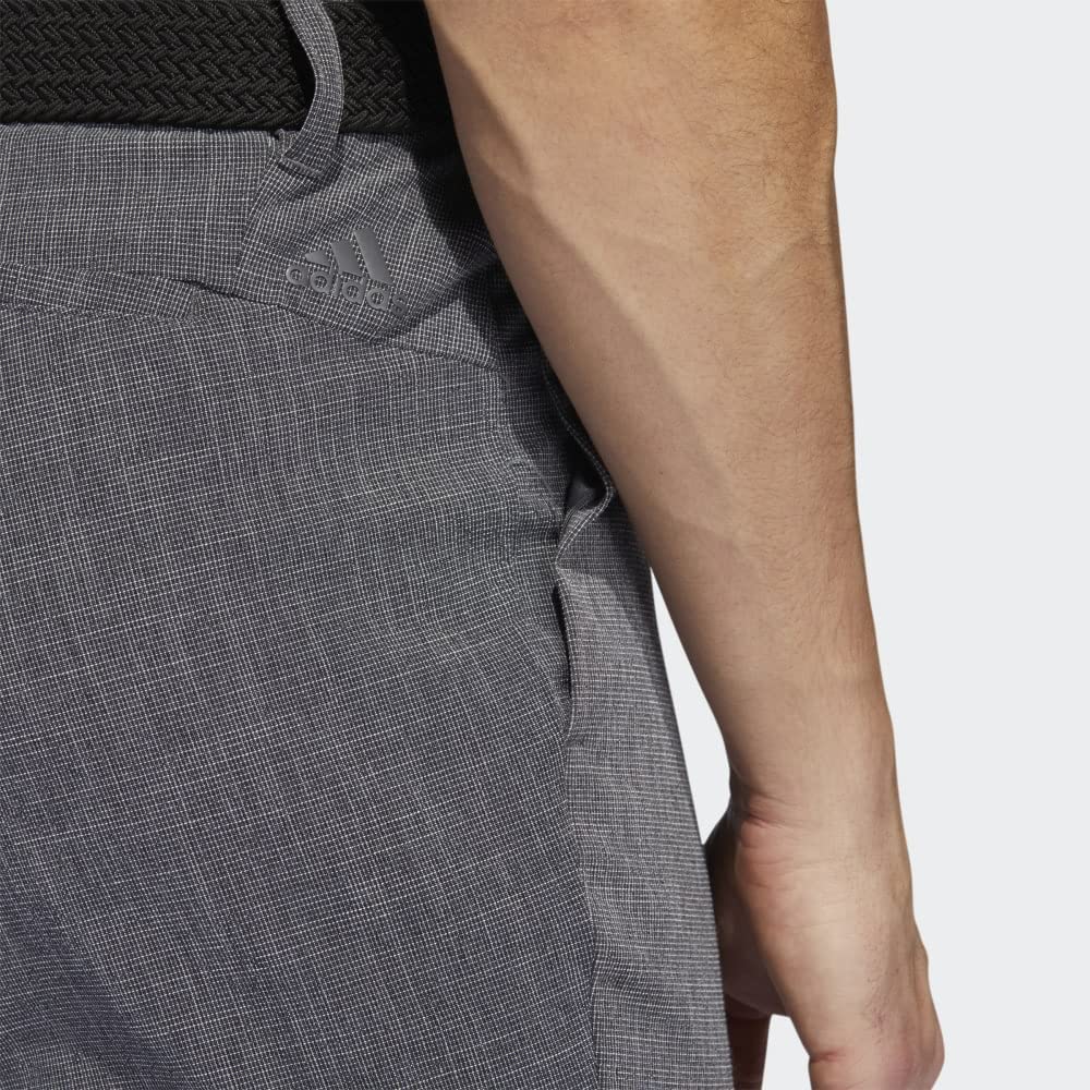 Adidas Men's Crosshatch Golf Pants - Lightweight Stretch Performance Trousers for Golfing & Casual Wear | Perfect for Golf Course, Office & Outdoor Activities