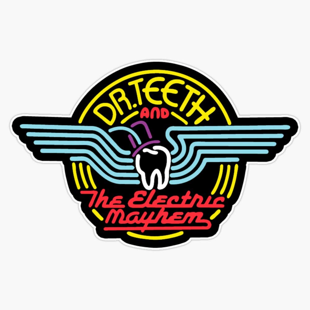 Electric Mayhem Sticker Decal - 5 Inch Vinyl Bumper Sticker for Cars, Laptops & Water Bottles | Durable, Weatherproof Decorative Sticker for Fans