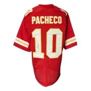 Authentic Isiah Pacheco Kansas City Chiefs Signed Red NFL Football Jersey with JSA Hologram - Perfect for Collectors, Fans, and Sports Memorabilia Displays
