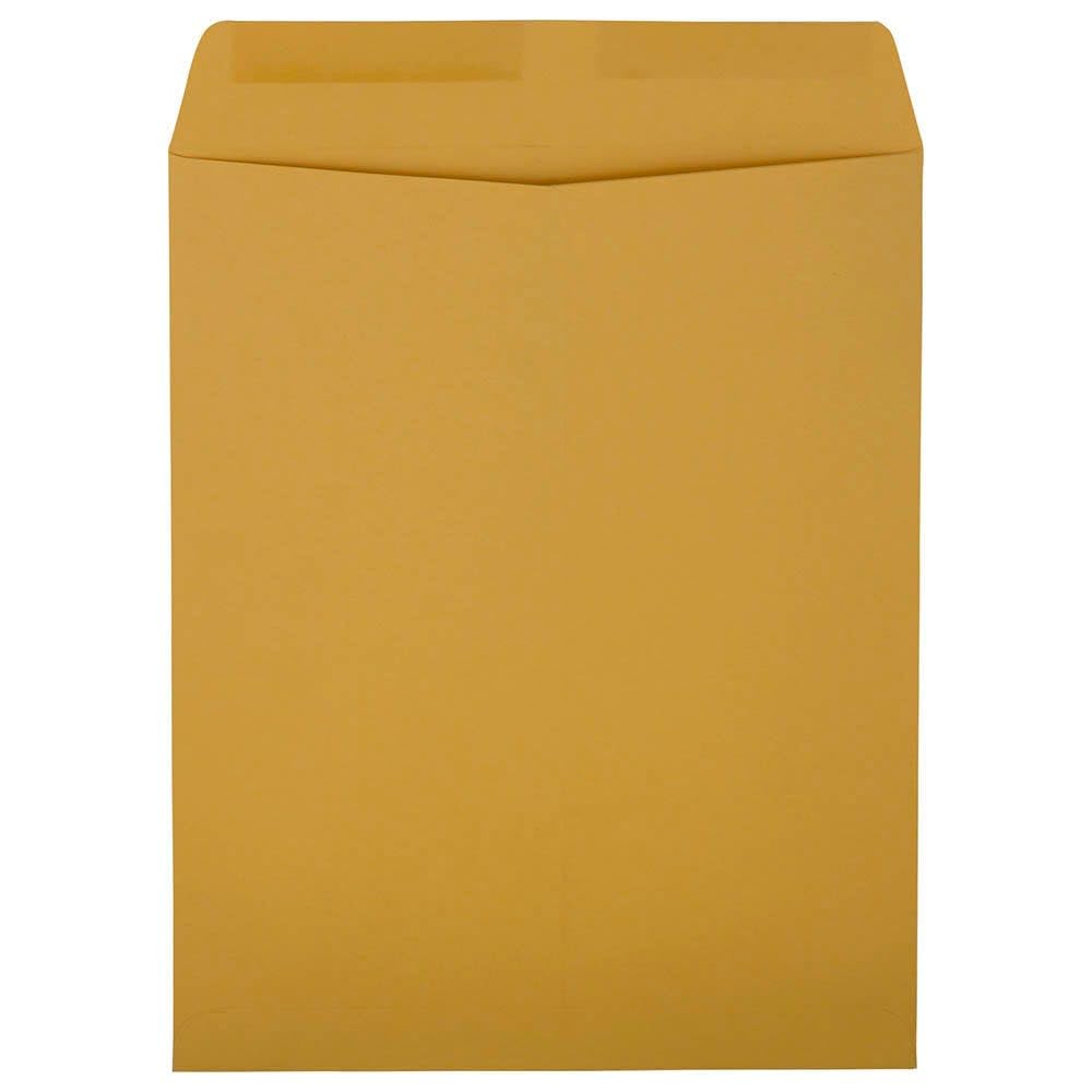 JAM PAPER 11.5x14.5 Open End Catalog Envelopes - Kraft Manila (250/Box) for Bulk Mailing & Office Use