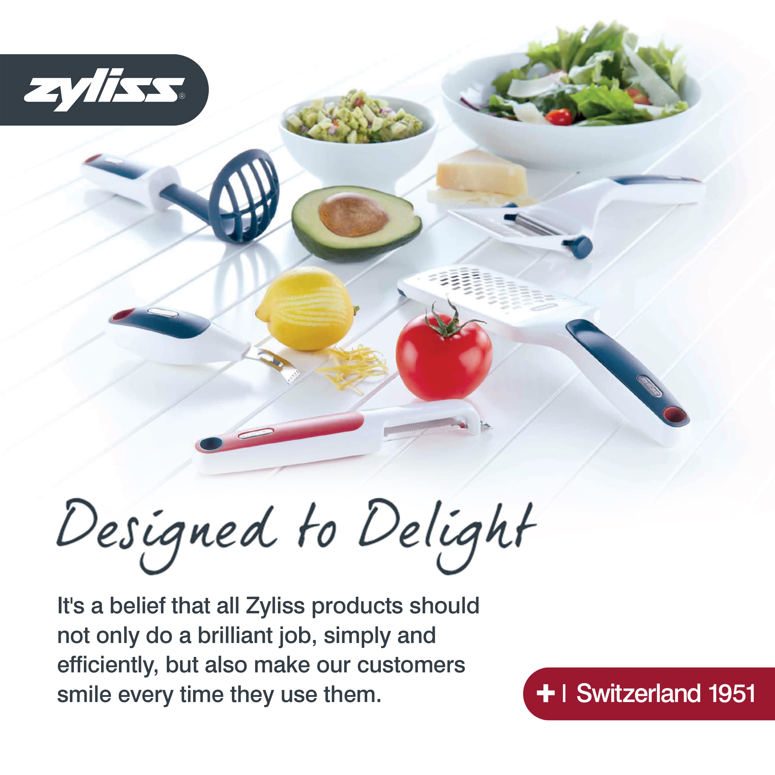 Zyliss Stainless Steel Utility Kitchen Knives Set - 2-Piece Serrated Knives with Sheath Covers for Meat, Vegetables & Fruit - Dishwasher Safe & Durable - Perfect for Home Cooking, Camping & Outdoor Activities