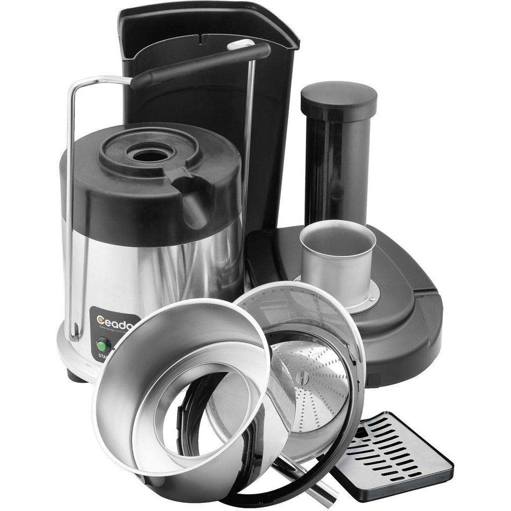 Ceado ES500 Commercial Centrifugal Juicer - High Speed Heavy Duty Juice Extractor for Restaurants & Smoothie Bars - Perfect for Fresh Orange Juice, Apple Juice & Healthy Drinks