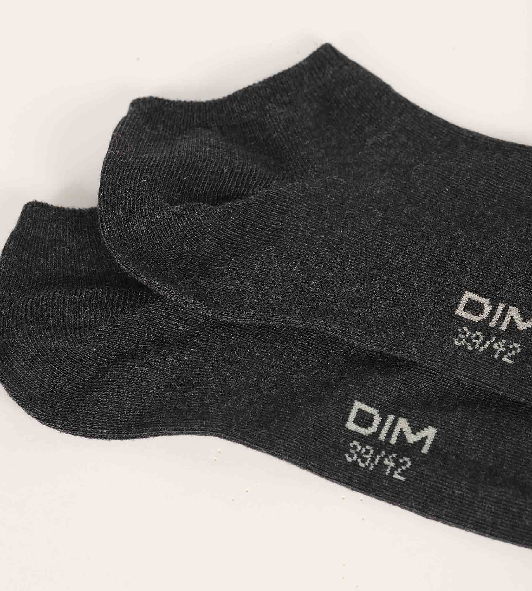 3 Pairs Men's Black Cotton Ankle Socks - Breathable & Comfortable for Casual Wear, Sports & Daily Use