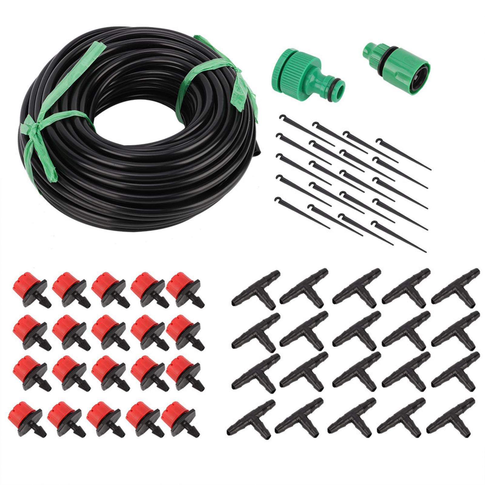 Evonecy 20M 4/7 Micro Jet Hose Spray Nozzle - Garden Sprinkler & Watering System Kit for Greenhouse, Lawn, and Outdoor Plants | Durable Irrigation Solution for Efficient Watering