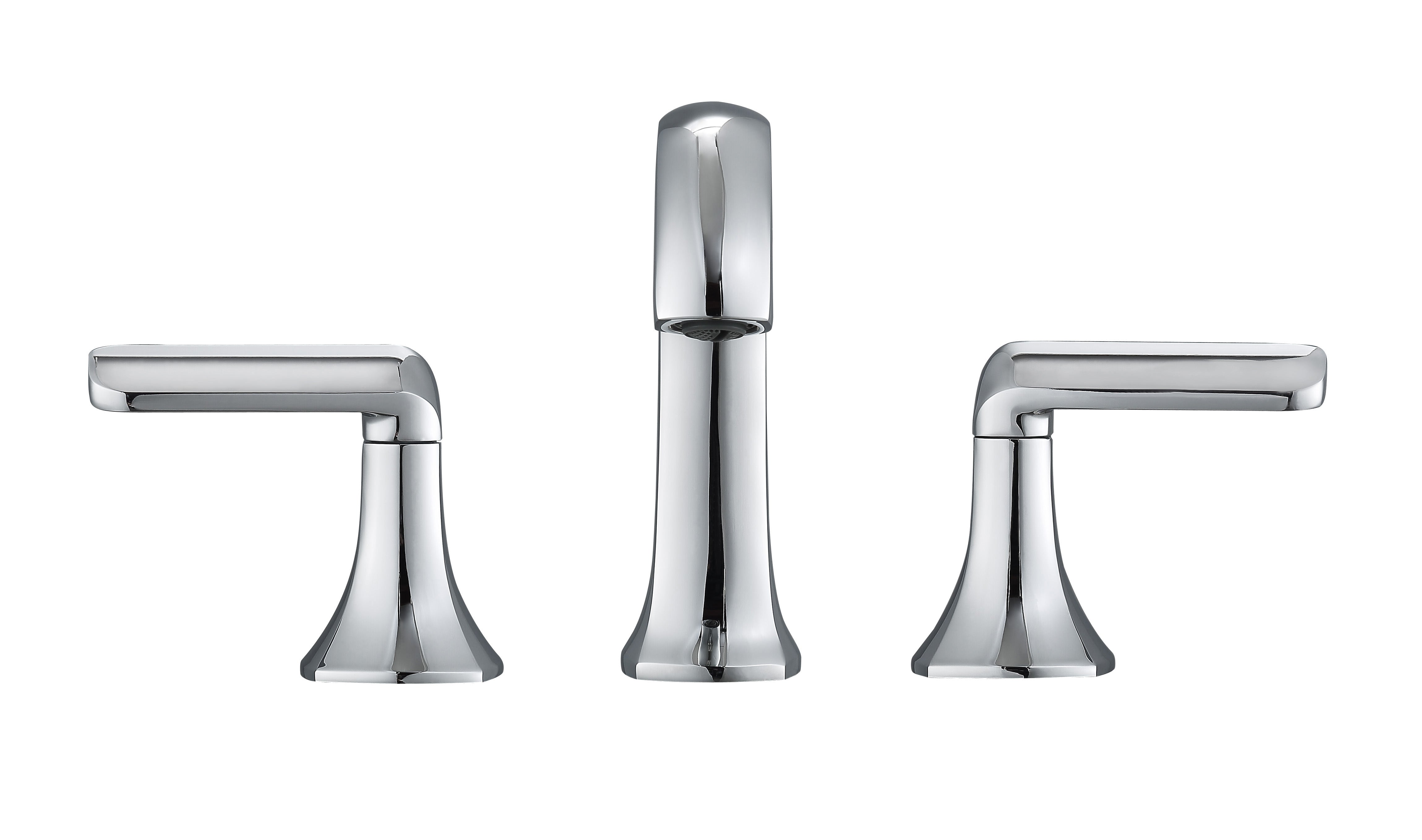 Arezzo Widespread Bathroom Faucet - Chrome Finish 8
