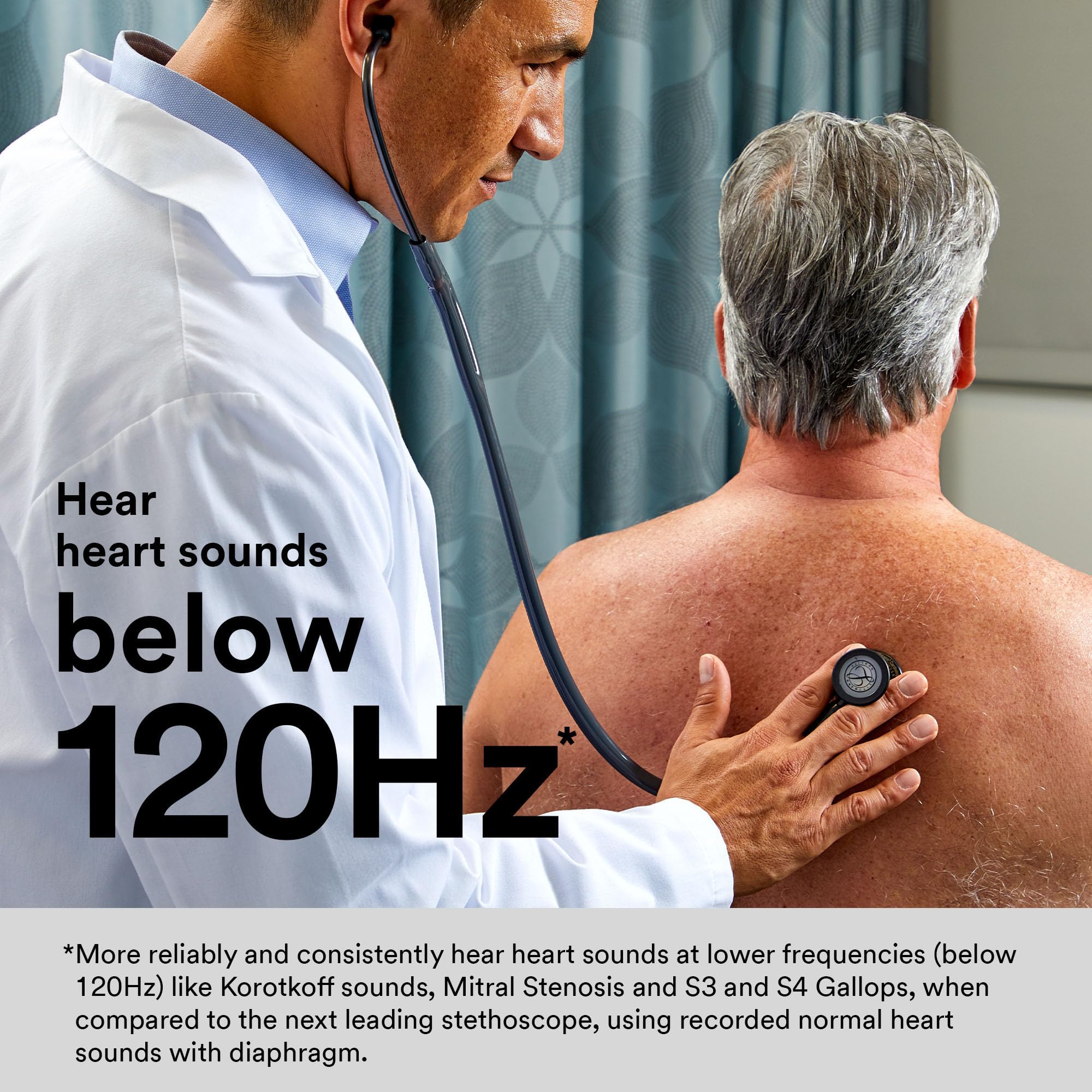 3M Littmann Cardiology IV Diagnostic Stethoscope - 6204 Model with 2X Louder Sound*, Lightweight Design**, Stainless Steel Smoke-Finish Chestpiece - 27