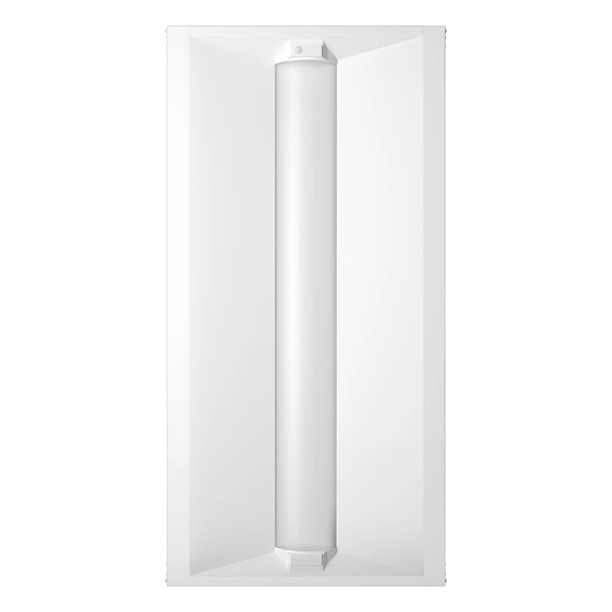2x4 LED Troffer Light Fixture - 5500 Lumens, 40W, 3500K/4000K/5000K Color Temperature Options with Battery Backup - Perfect for Office, Warehouse, and Commercial Lighting
