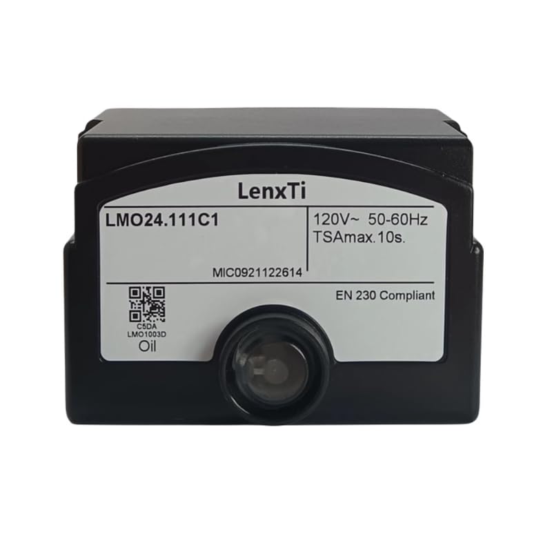LenxTi LMO24.111C1 Burner Controller - Programmable Flame Control Module for Industrial Heating Systems | Perfect for Boilers, Furnaces & HVAC Equipment