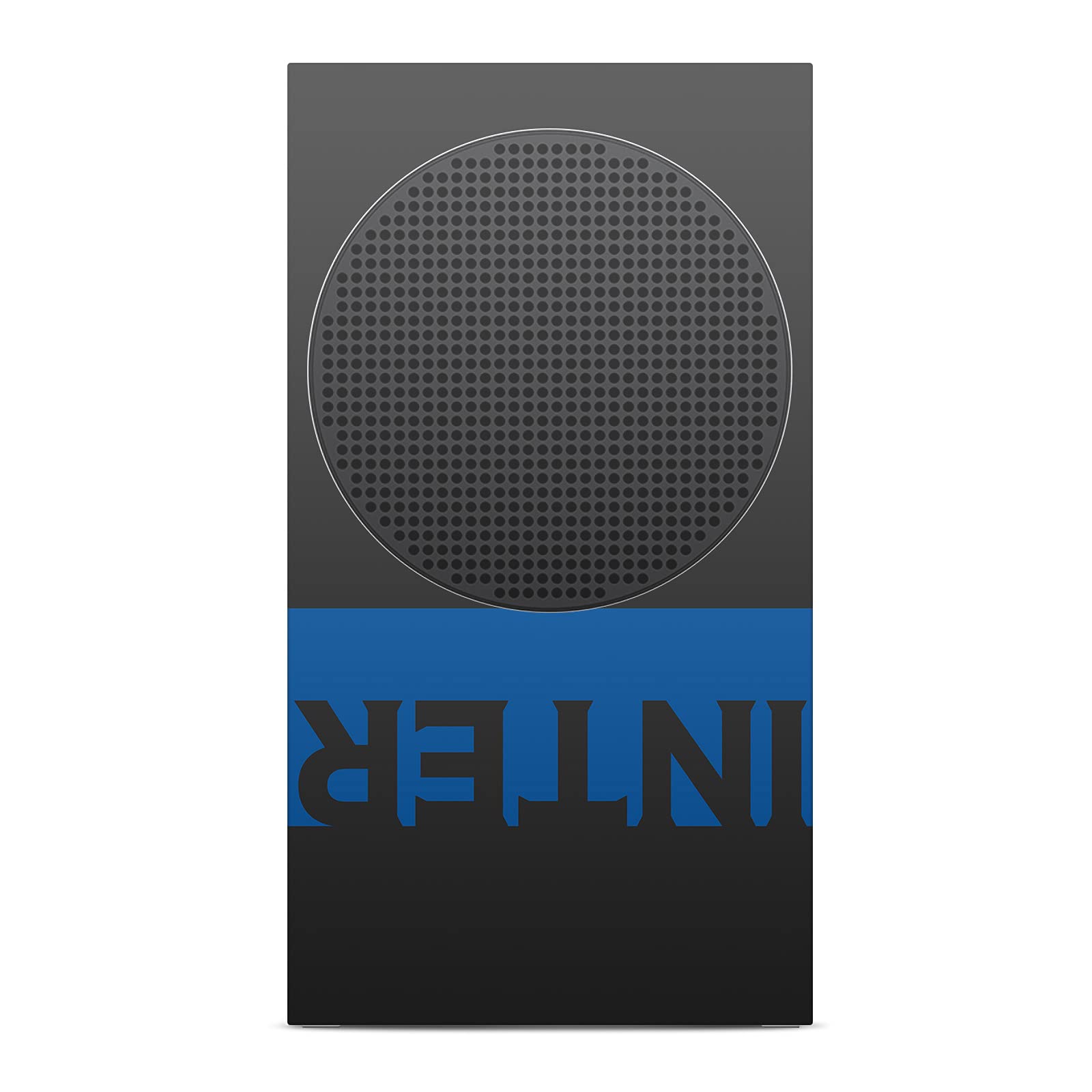 Official Inter Milan Blue & Black Full Logo Matte Vinyl Skin Sticker for Xbox Series S Console & Controller - Gaming Accessories for Fans, Durable Protection & Custom Style - Perfect for Gaming Setups & Gifts