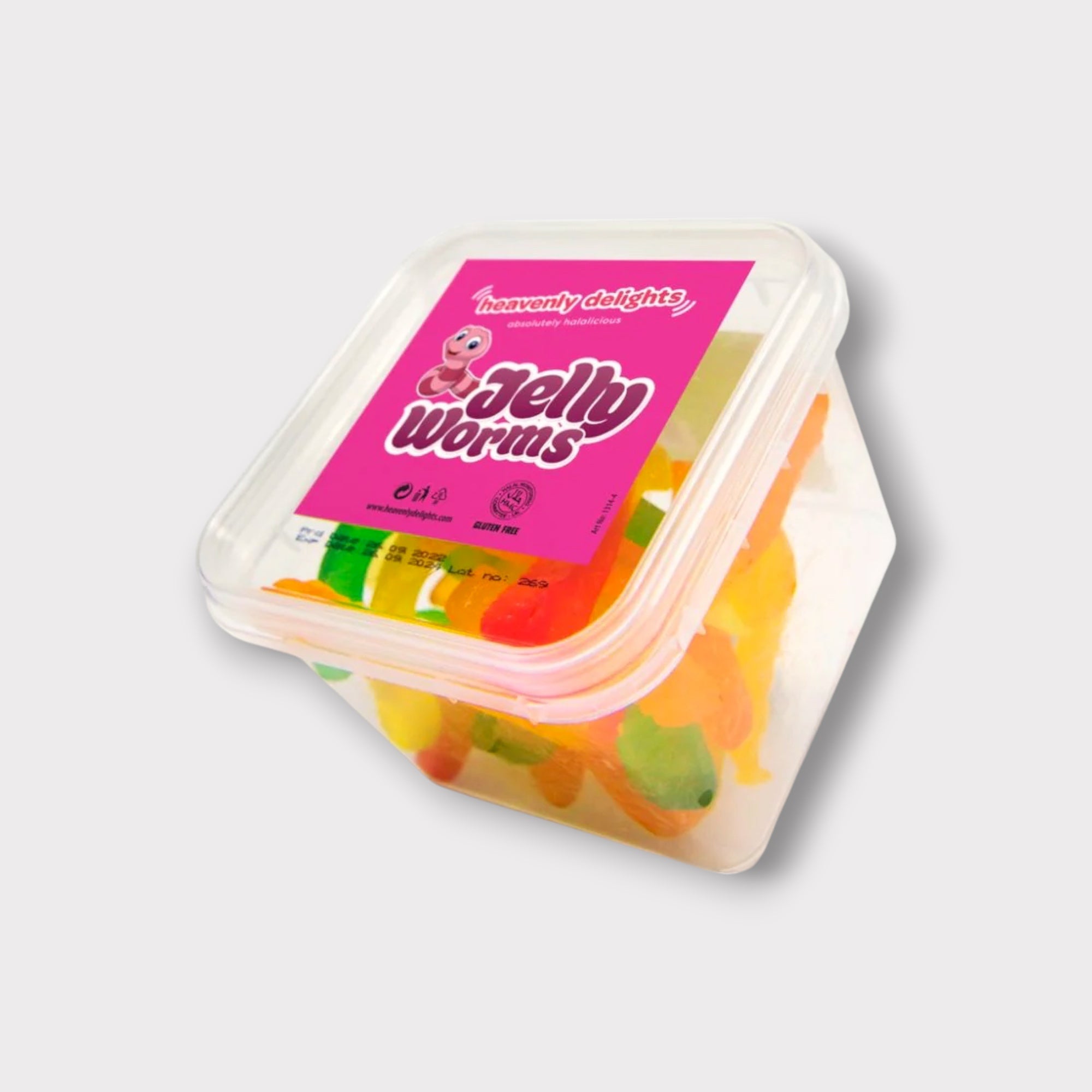 Best Jelly Worms Candy - Sweet & Chewy Gummy Worms for Kids & Adults - Perfect for Halloween, Parties & Movie Snacks