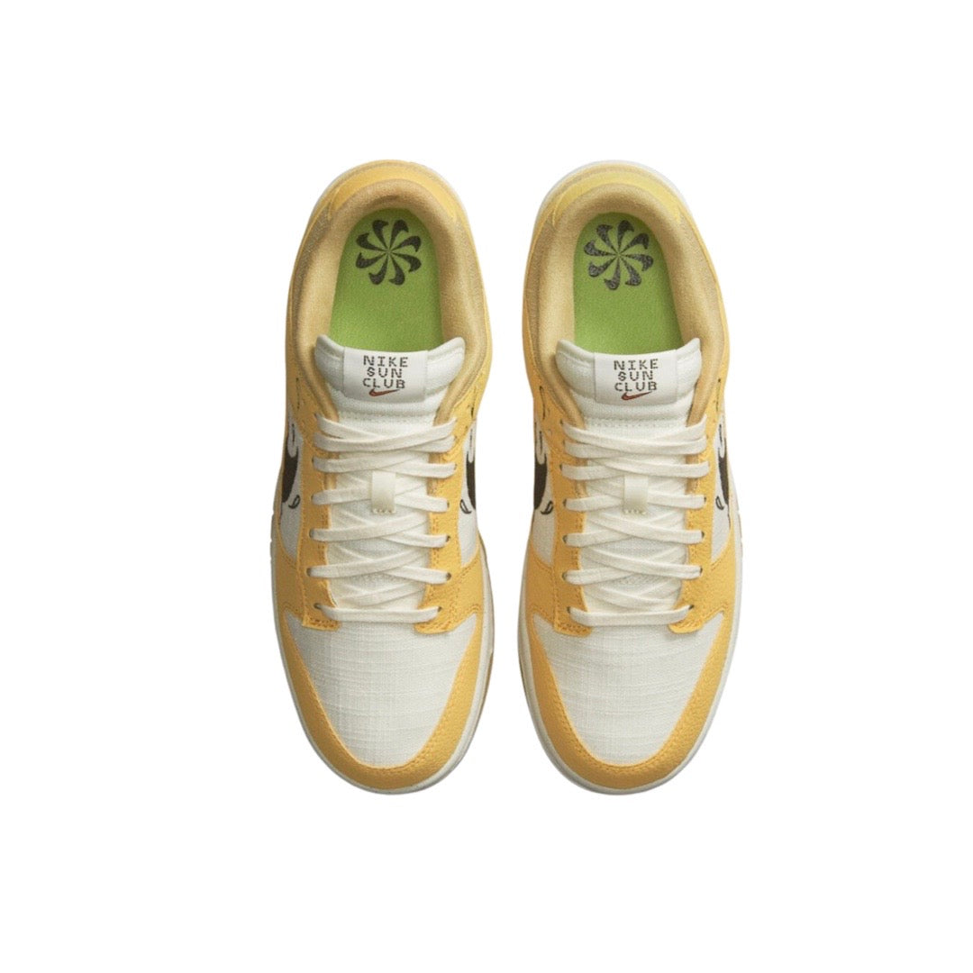 Nike Dunk Low Sun Club Wheat Grass Orange Sneakers - Men's Casual Shoes for Streetwear & Everyday Comfort - Perfect for Walking, Running, and Urban Fashion