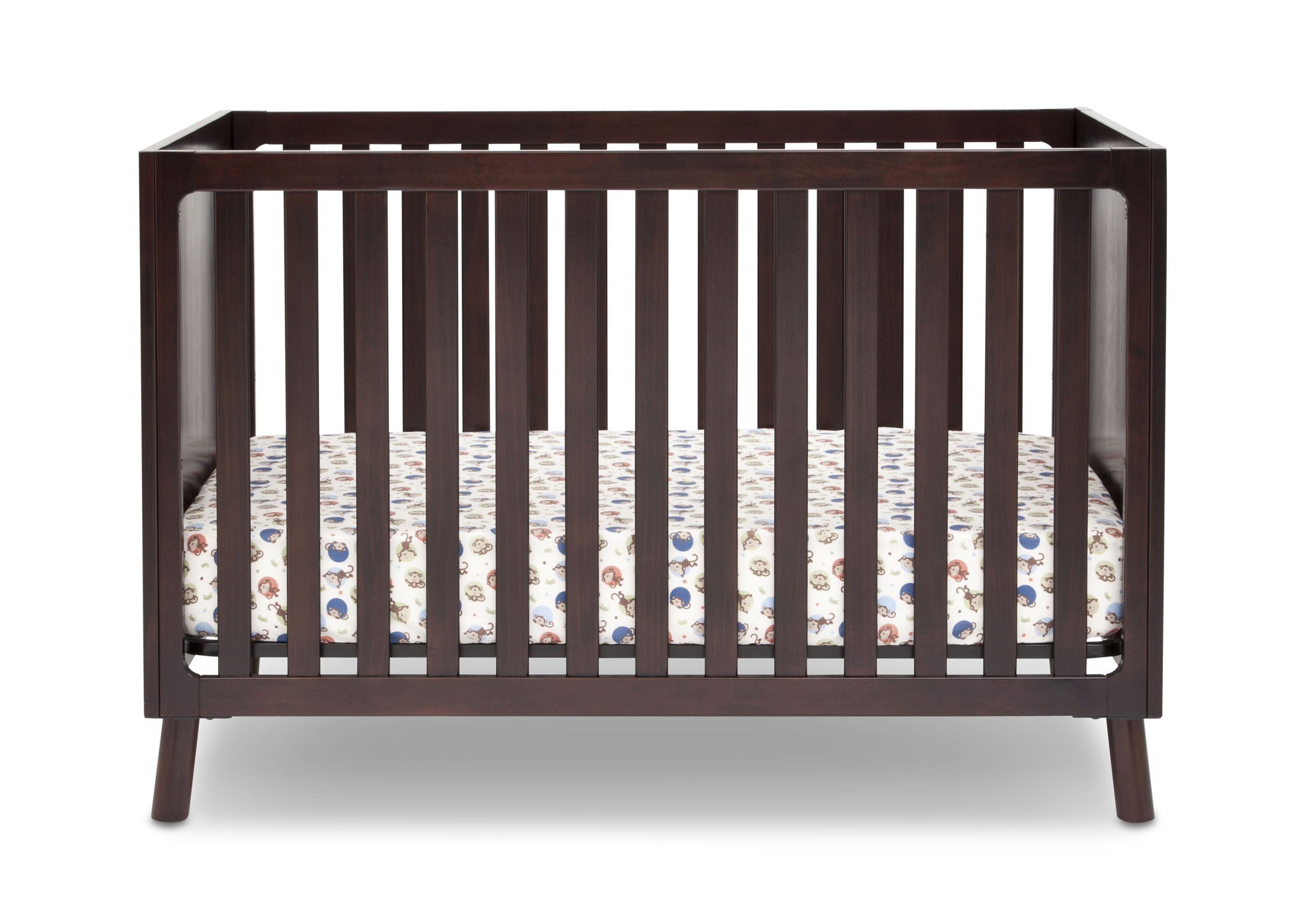 Manhattan 3-in-1 Convertible Baby Crib - Toddler Bed & Daybed - Modern Nursery Furniture for Newborns & Kids - Perfect for Small Spaces & Growing Families