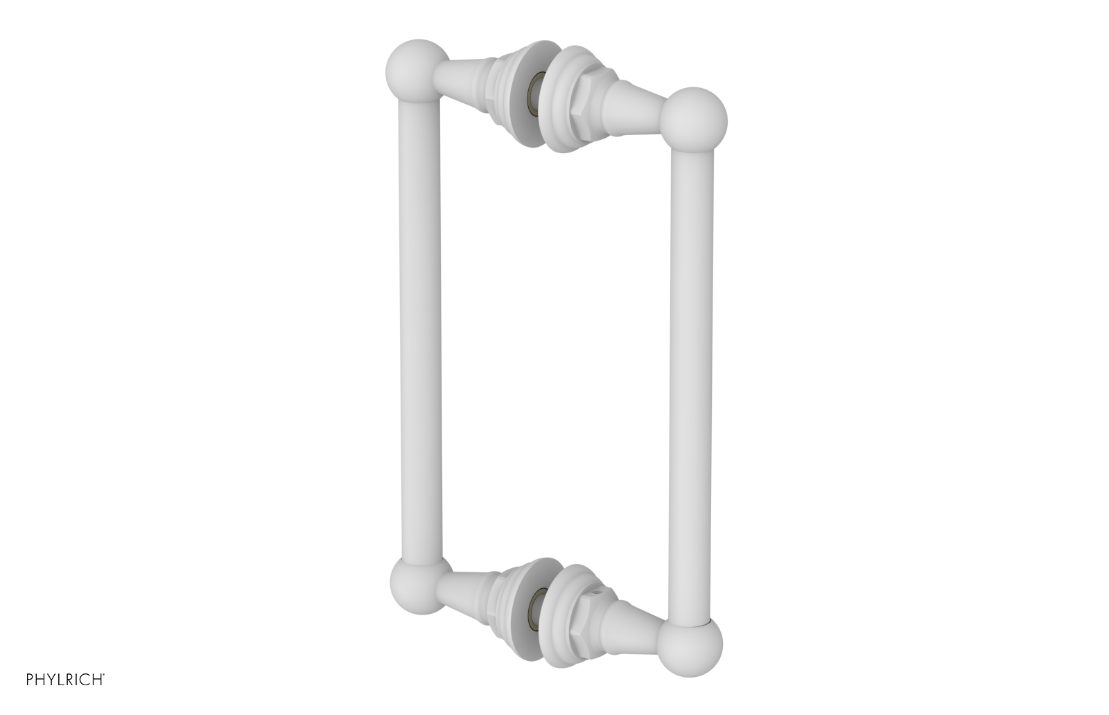 Hex Traditional 8 Double Sided Shower Pull 500 93 08 - Premium Bathroom Hardware for Easy Shower Door Operation - Perfect for Modern and Classic Bathroom Designs