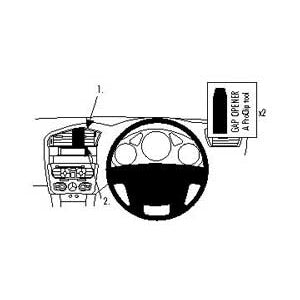 Universal ClicOn No Holes Dashboard Mount for Citroen C4 II (2011-2014) & DS4 (2011-2015) - Secure Phone Holder for Hands-Free Navigation & Driving