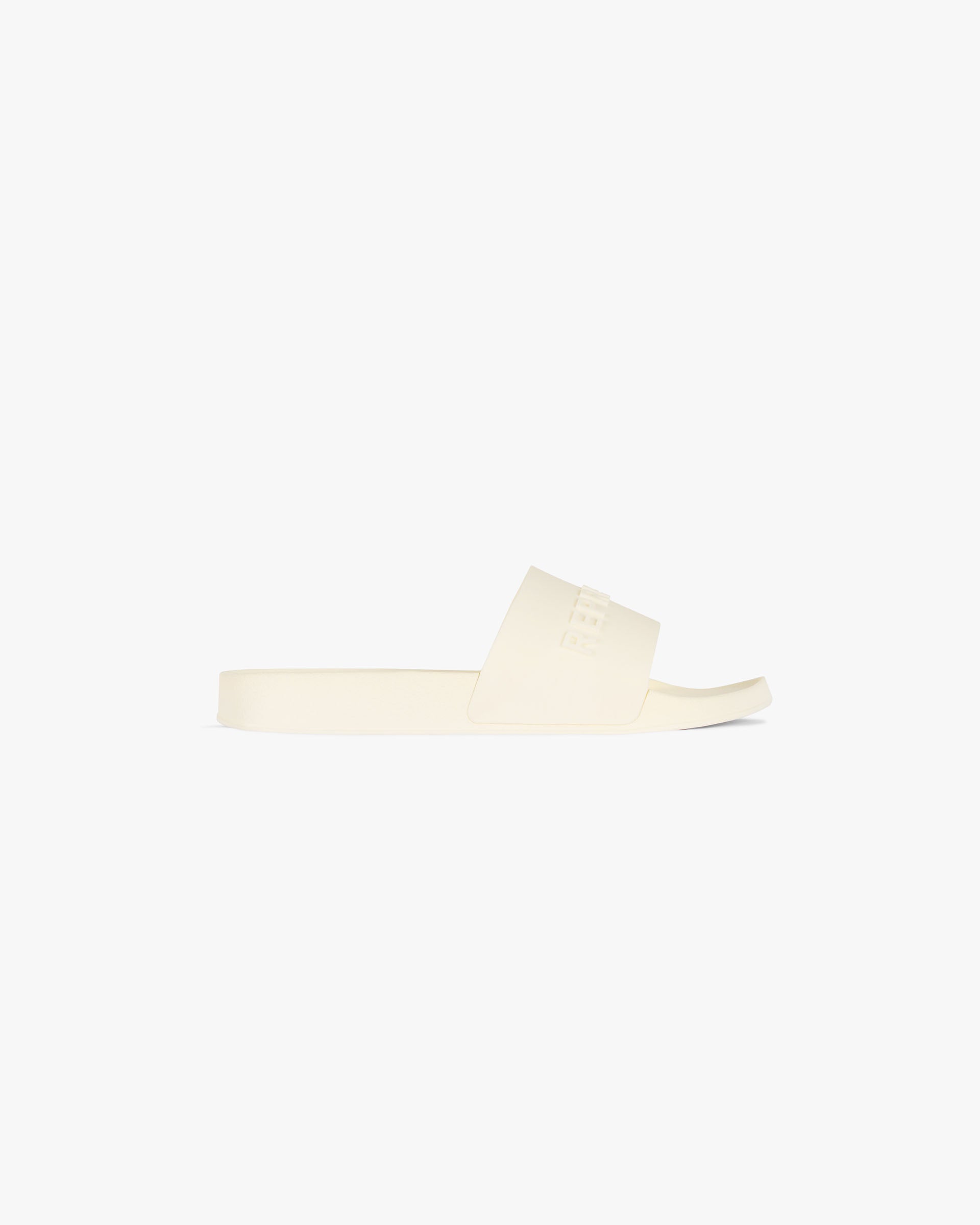 Represent Pool Slides for Men & Women - Comfortable Flat White Summer Sandals for Beach, Pool, and Outdoor Activities