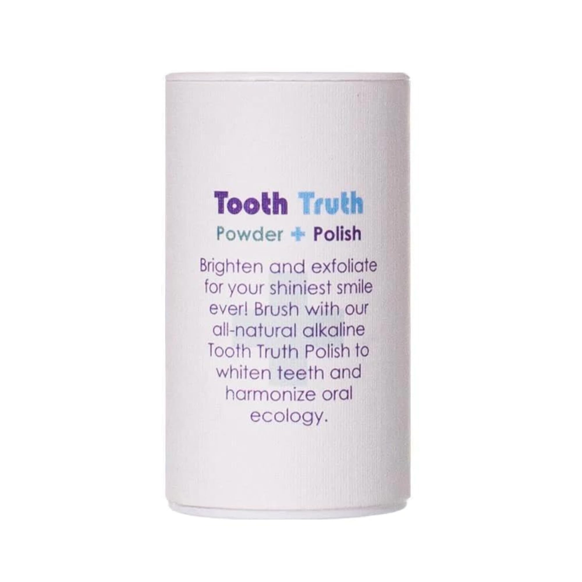 Living Libations Organic Tooth Truth Powder Polish - Natural, Plant-Based, Clean Beauty Dental Care (1.69 oz | 50 ml) for Whitening & Fresh Breath - Perfect for Daily Oral Hygiene & Travel