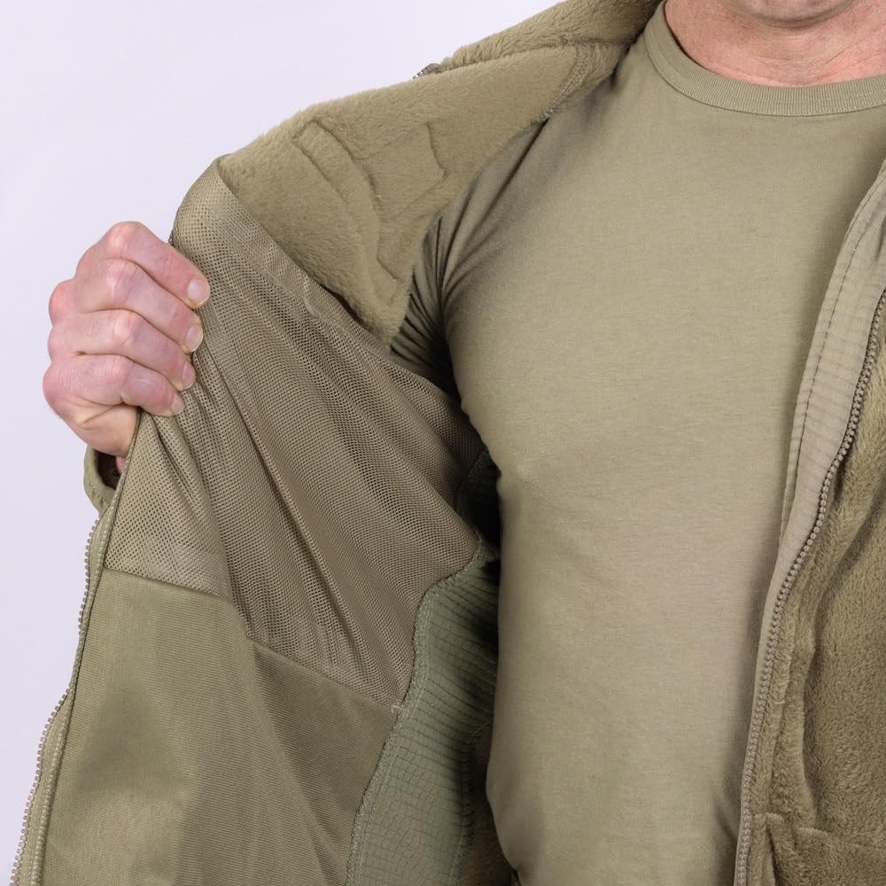 Propper Men's Gen III Fleece Jacket - Lightweight, Warm & Durable Outdoor Jacket for Hiking, Camping & Casual Wear