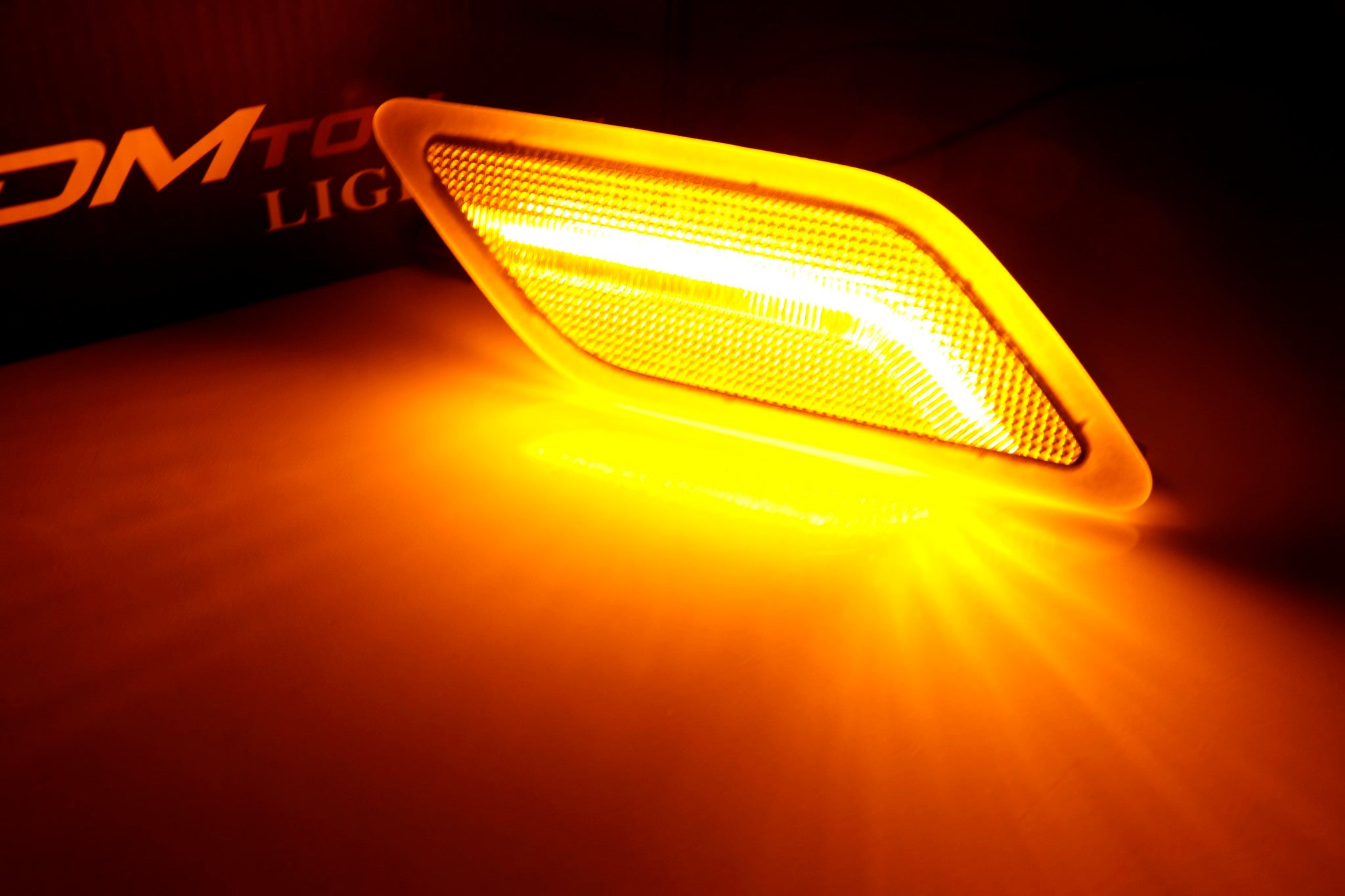 Amber LED Side Marker Lights for 2010-2013 Mercedes E-Class (Pre-LCI) 4-Door - Clear Lens, Easy Installation, Enhanced Visibility for Night Driving & Safety