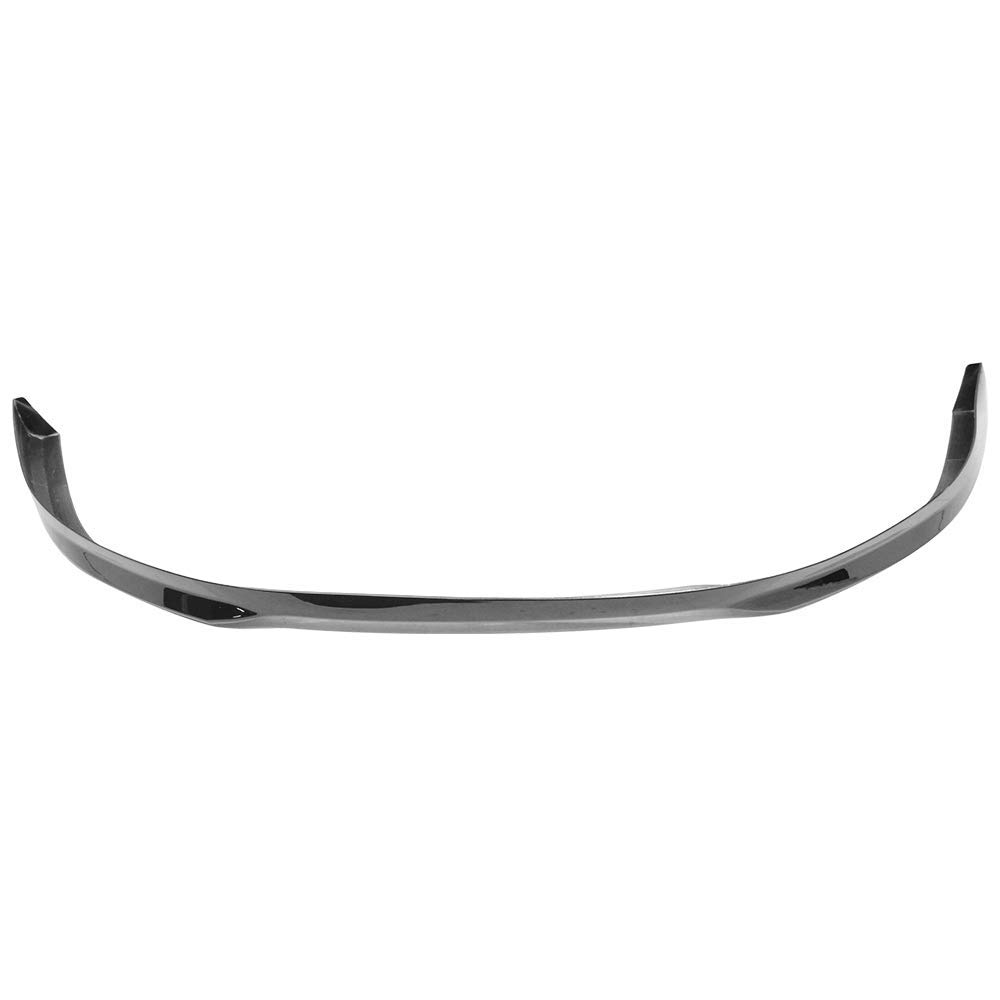 IKON MOTORSPORTS Black PU Front Bumper Lip Spoiler for 1999-2000 Honda Civic - Under Chin Finisher Add-On | Enhances Aerodynamics & Sporty Look for Street Racing & Car Shows