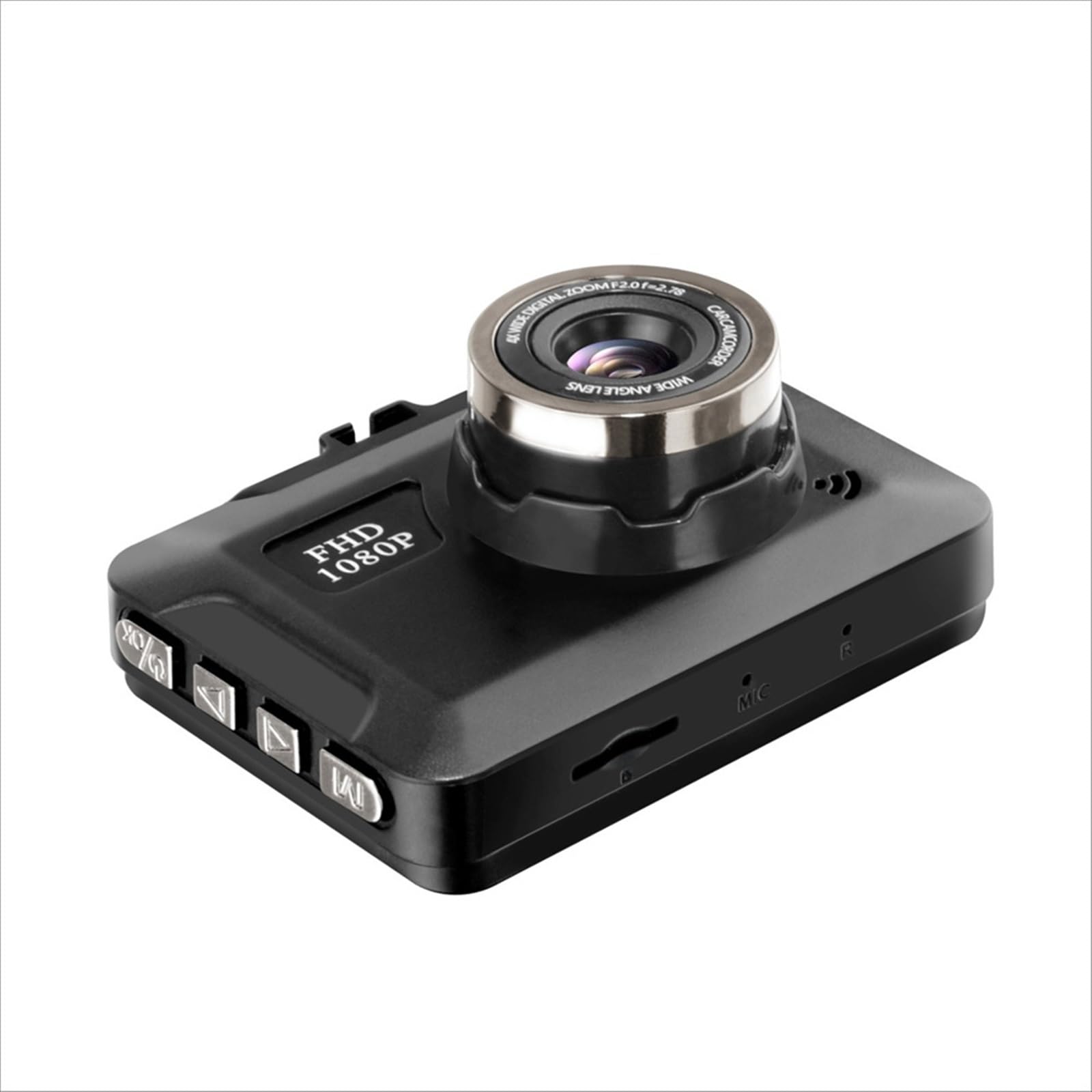 HD Video Camera Car Recorder with Night Vision - 1080P Dash Cam for Cars, Front and Rear View, G-Sensor, Loop Recording - Perfect for Road Trips, Uber Driving & Parking Surveillance