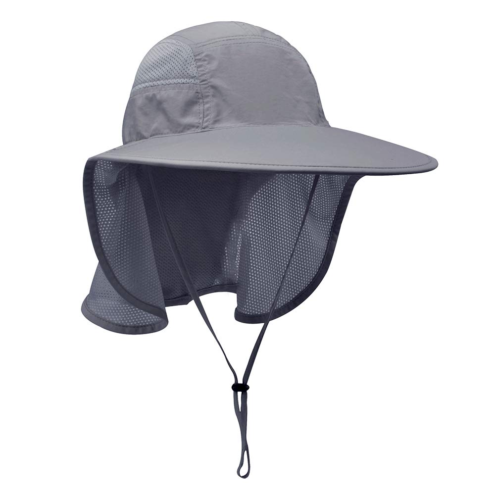 Unisex UV Protection Sun Hat with Neck Flap for Outdoor Activities - Perfect for Hiking, Beach, Fishing & Summer Adventures