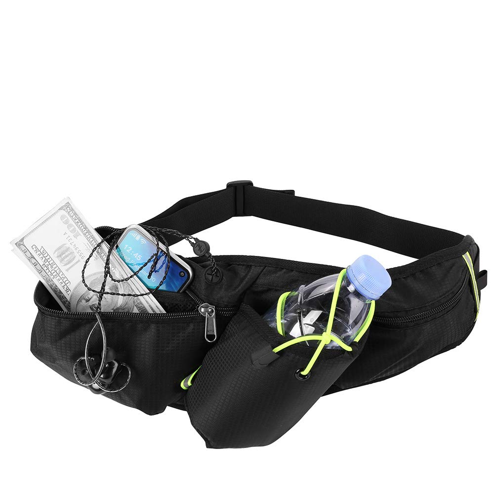 Waterproof RFID Blocking Travel Waist Bag - Secure Passport Holder & Phone Charger Organizer for International Flights, Hiking, and Daily Commute