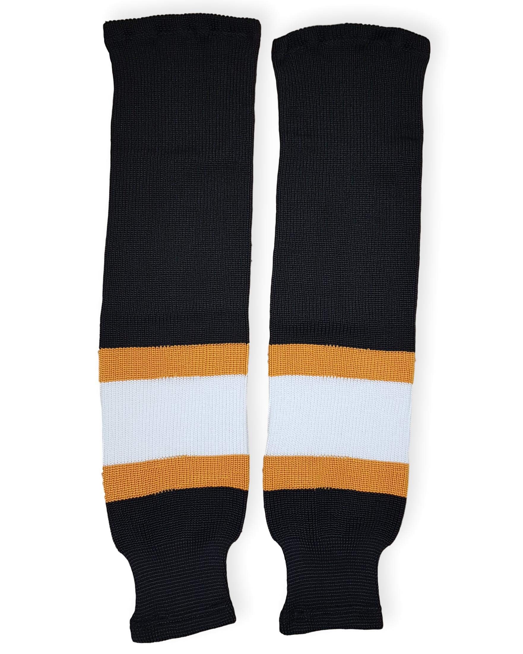 Zechy Hockey Socks for Youth, Men & Seniors - Breathable Knit Socks for Ice Hockey Players - Perfect for Games, Practice & Training Sessions