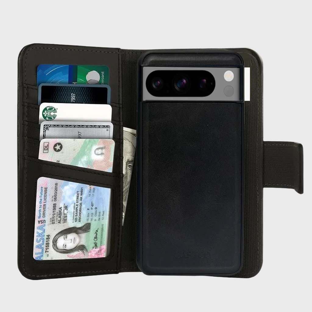 Google Pixel 8 Pro Wallet Case with Card Holder - Slim Protective Cover for 5th Avenue Style | Perfect for Business Professionals & Daily Commuters