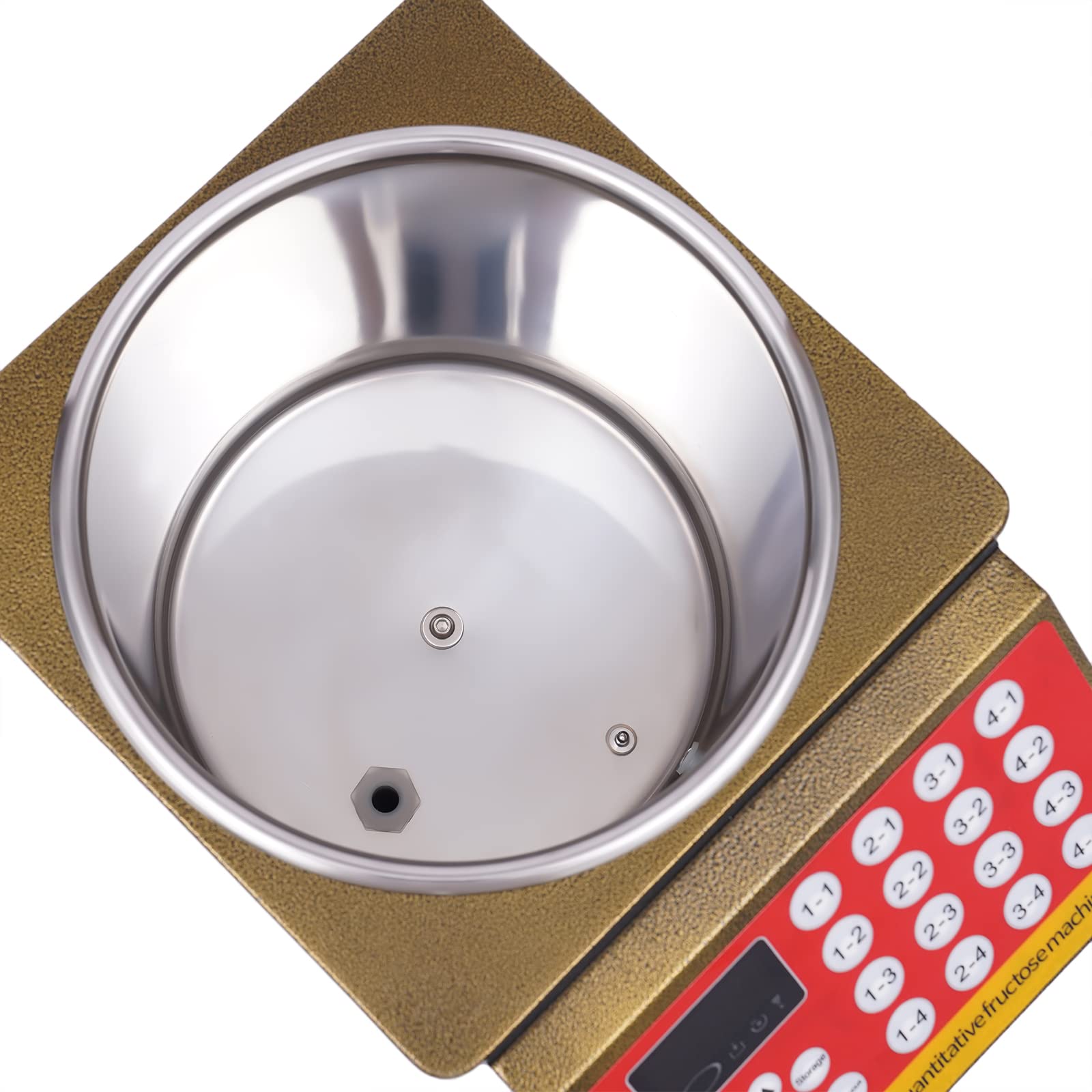 Automatic Sugar Syrup Dispenser 2 Gallon - Fructose Dispenser for Bubble Tea, Milk Tea & Soft Drinks - 110V Commercial Drink Equipment for Cafes, Shops & Restaurants