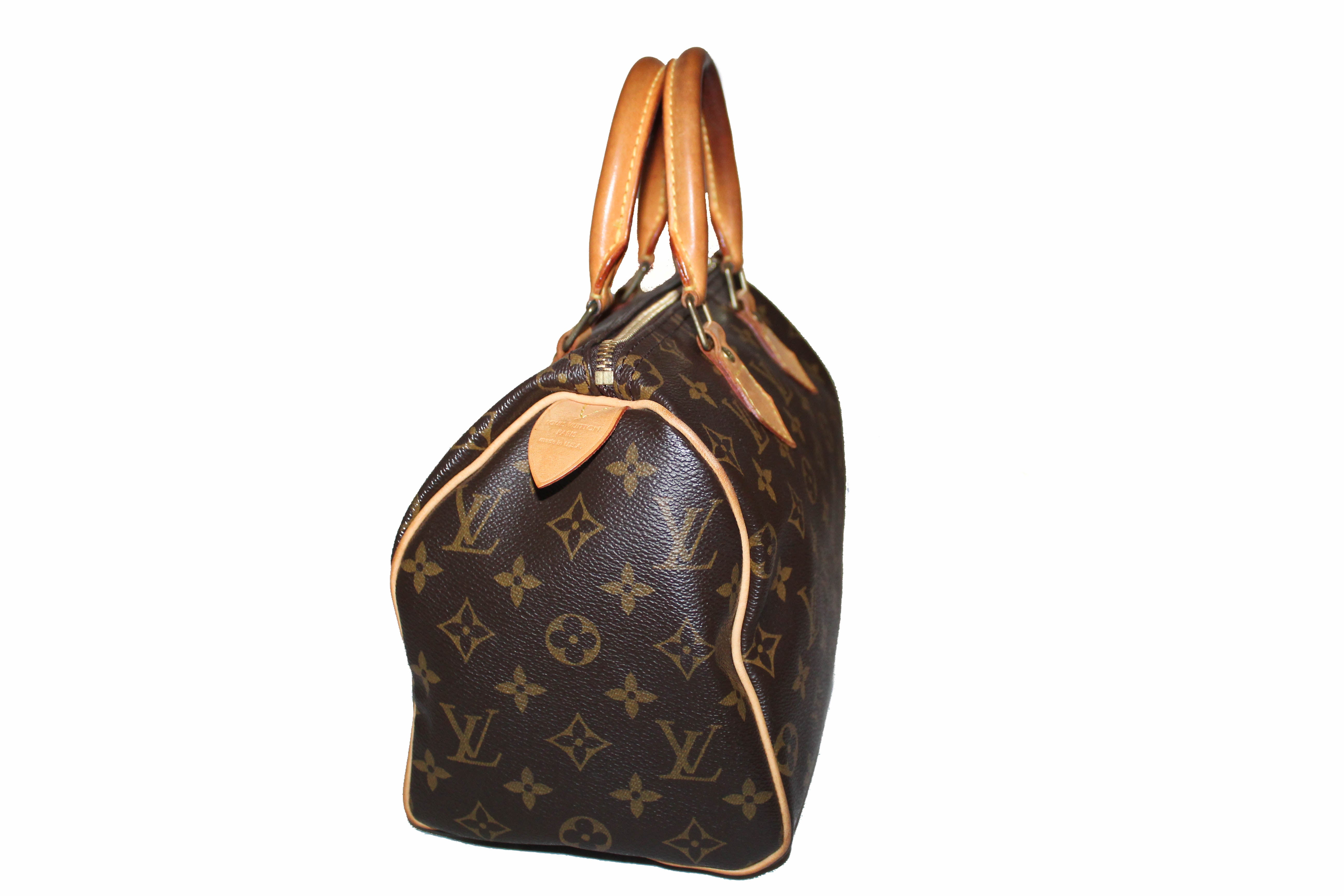 Authentic Louis Vuitton Speedy 25 Monogram Handbag - Luxury Designer Shoulder Bag for Women, Perfect for Work, Travel & Everyday Use