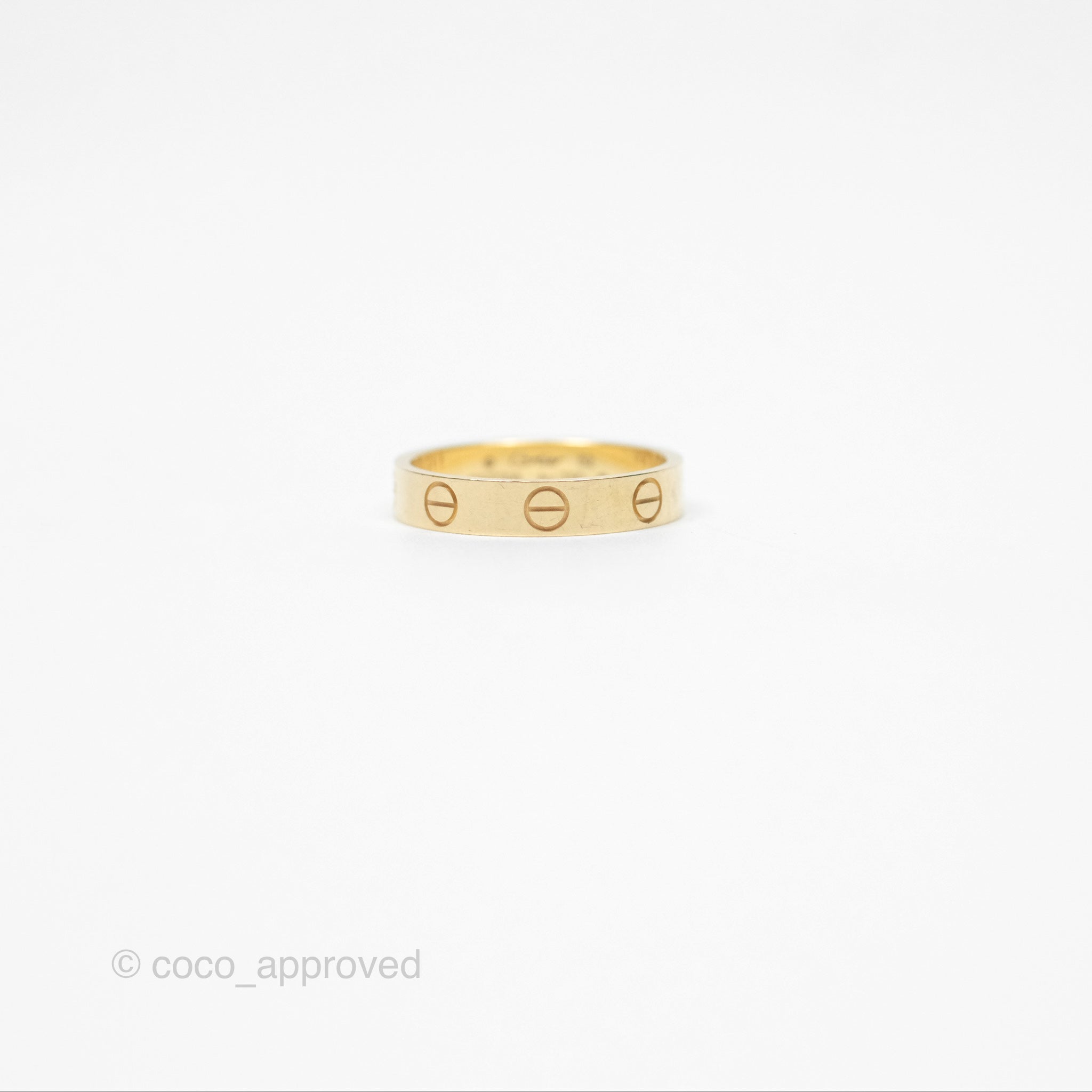 Cartier Love Band Ring in 18K Yellow Gold - Elegant Wedding, Engagement & Anniversary Jewelry for Women