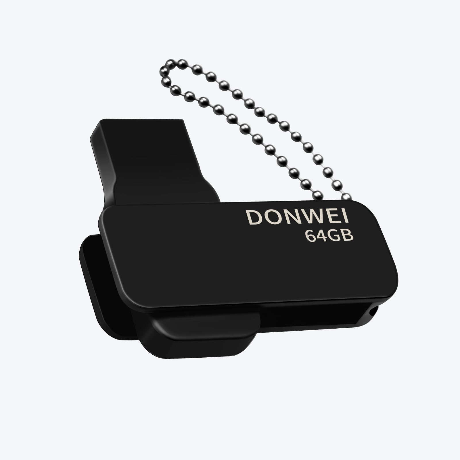 64GB USB Flash Drive 2.0 - High Speed Memory Stick with Secure Storage, Portable Thumb Drive for Data Transfer - Perfect for Office, School, Backup & File Sharing (Black)