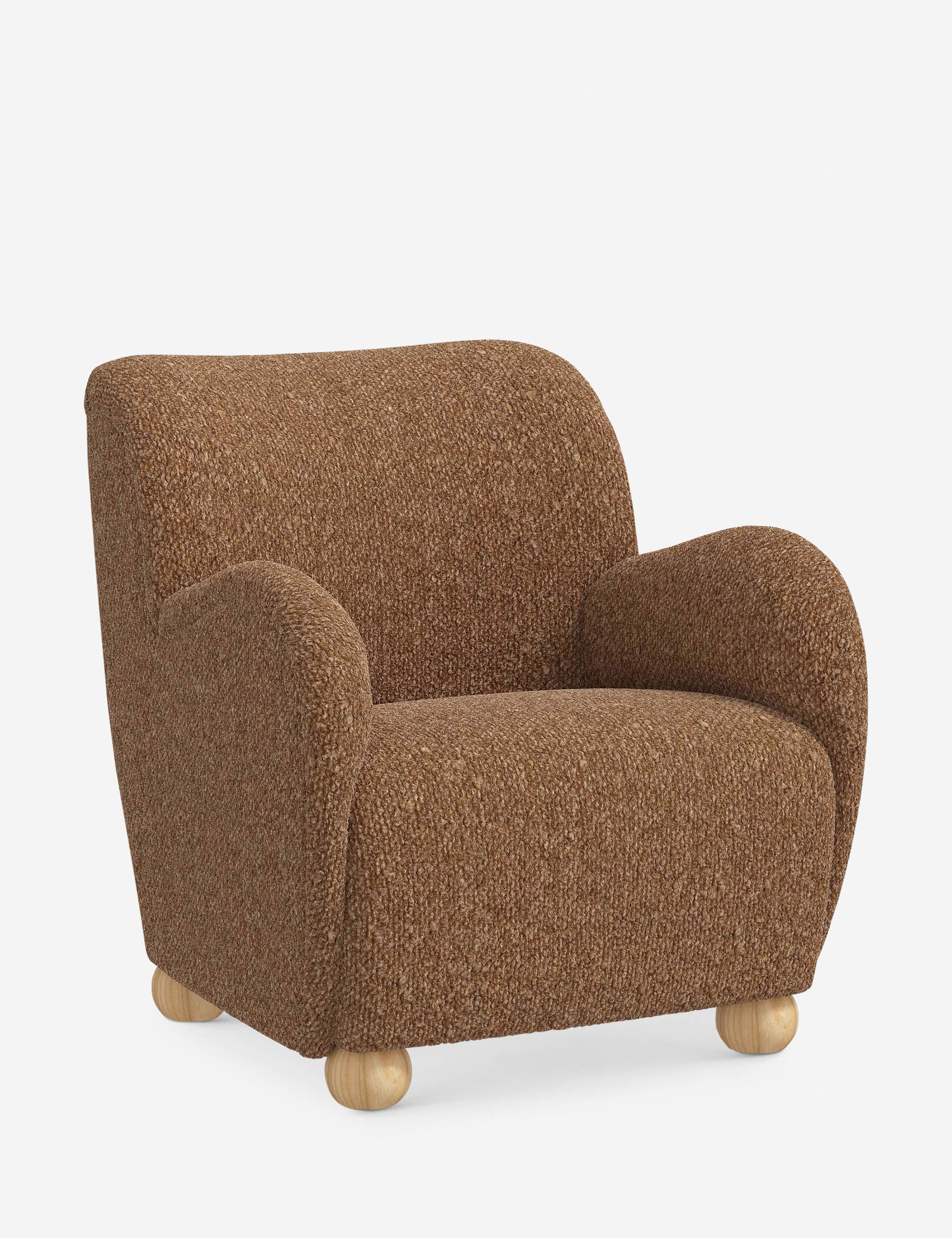 Baird Accent Chair - Modern Upholstered Lounge Chair for Living Room, Bedroom & Office - Stylish Comfortable Reading Chair with Solid Wood Legs - Perfect for Relaxing, Reading & Decorating