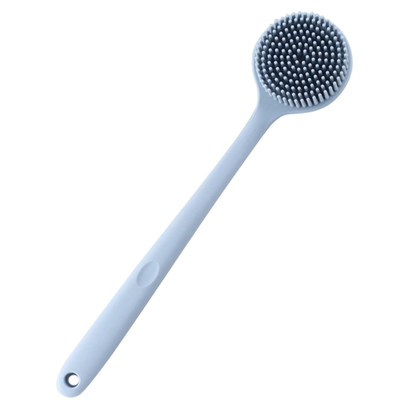 Healeved Silicone Back Scrubber Brush with Long Handle - Exfoliating Body Scrubber for Shower & Bath - Gentle Skin Cleansing Brush for Men & Women - Perfect Bathroom Accessory for Deep Cleaning & Relaxation