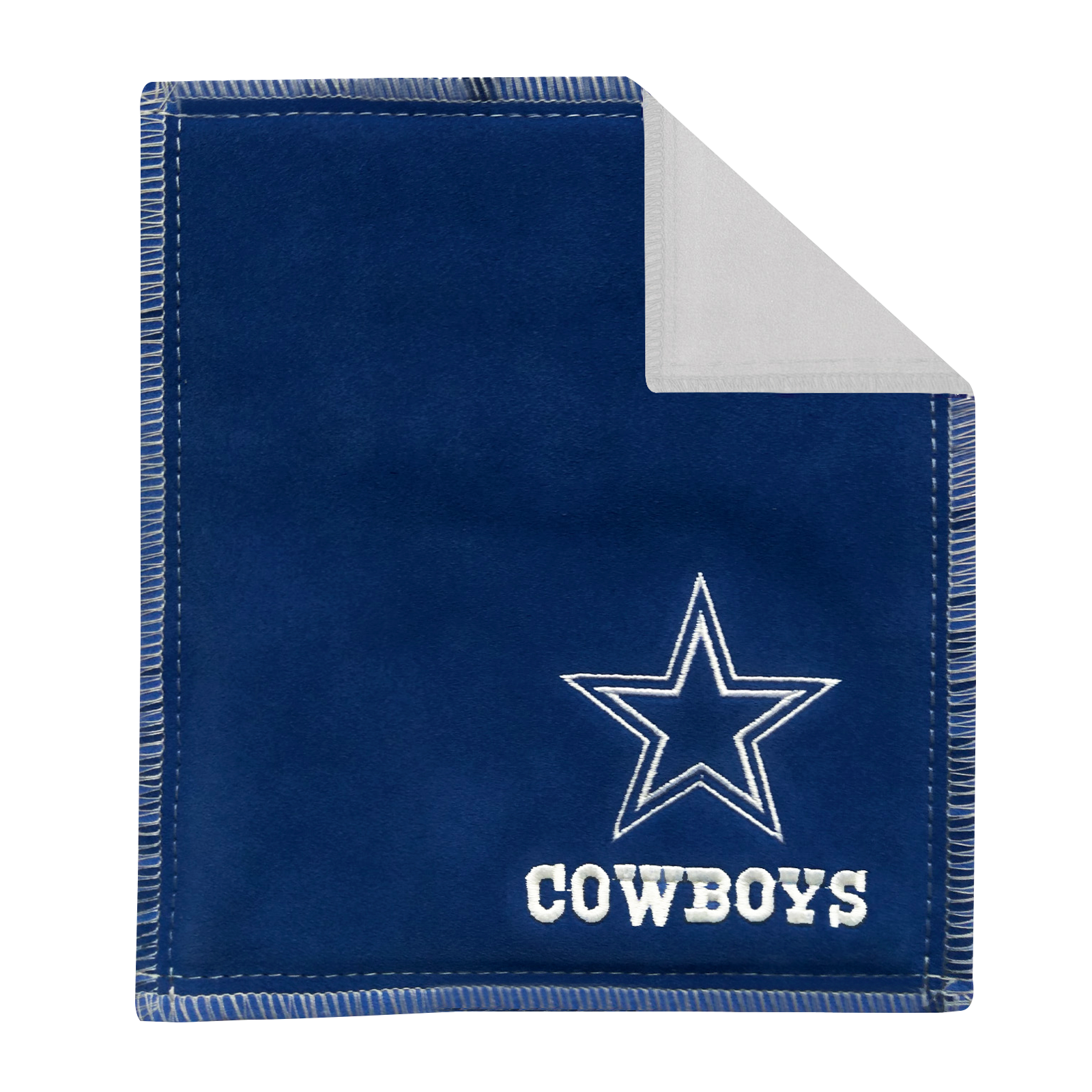 NFL Dallas Cowboys Super Absorbent Shammy Pad - Quick Dry Microfiber Car Cleaning Towel for Cars, Trucks & Motorcycles - Perfect for Sports Fans & Auto Enthusiasts