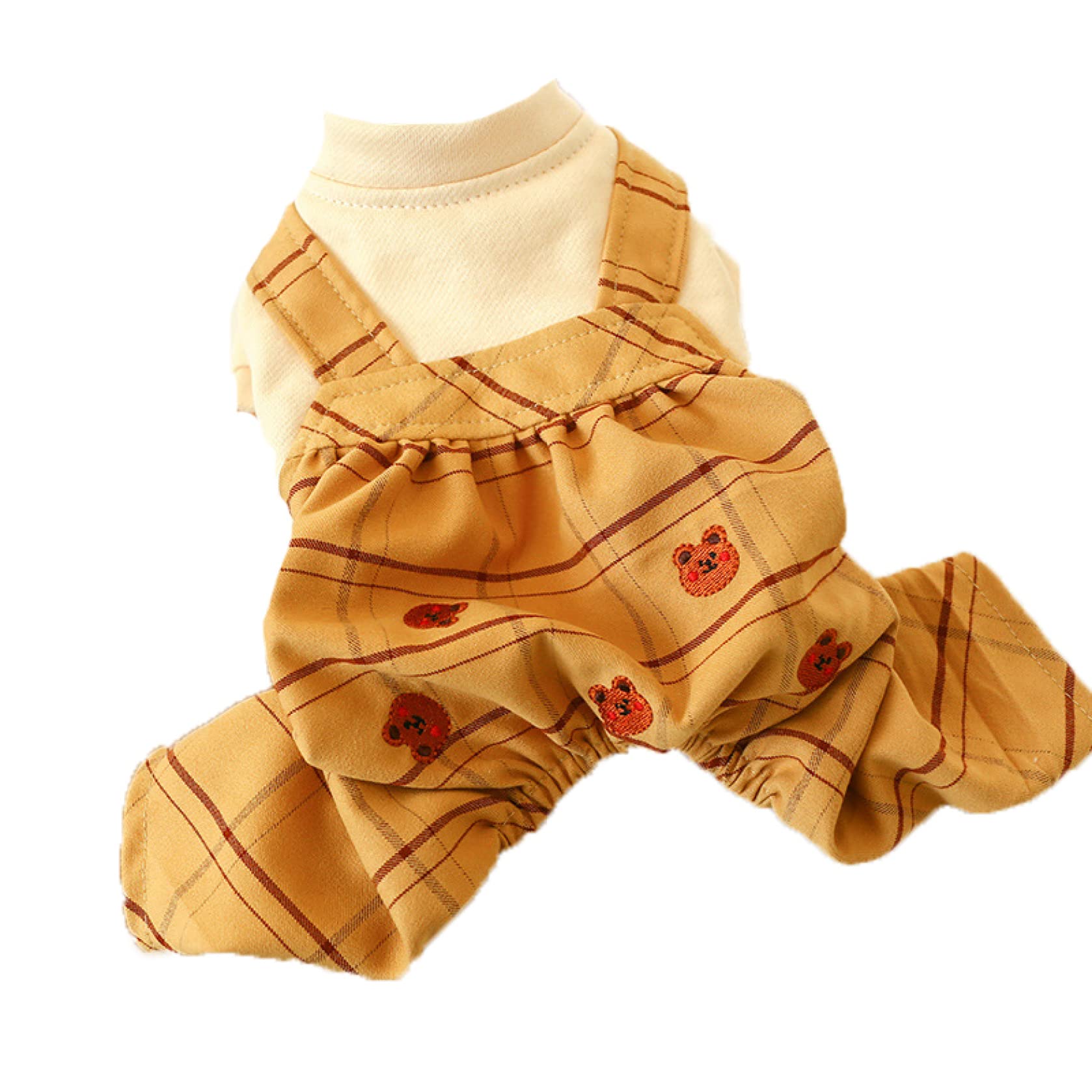 Trendy Pet Clothes for Dogs & Cats - Warm Winter Bear Bloomers Outfit with 4 Legs | Cozy Fashion for Small Animals | Perfect for Cold Weather Walks & Indoor Playtime