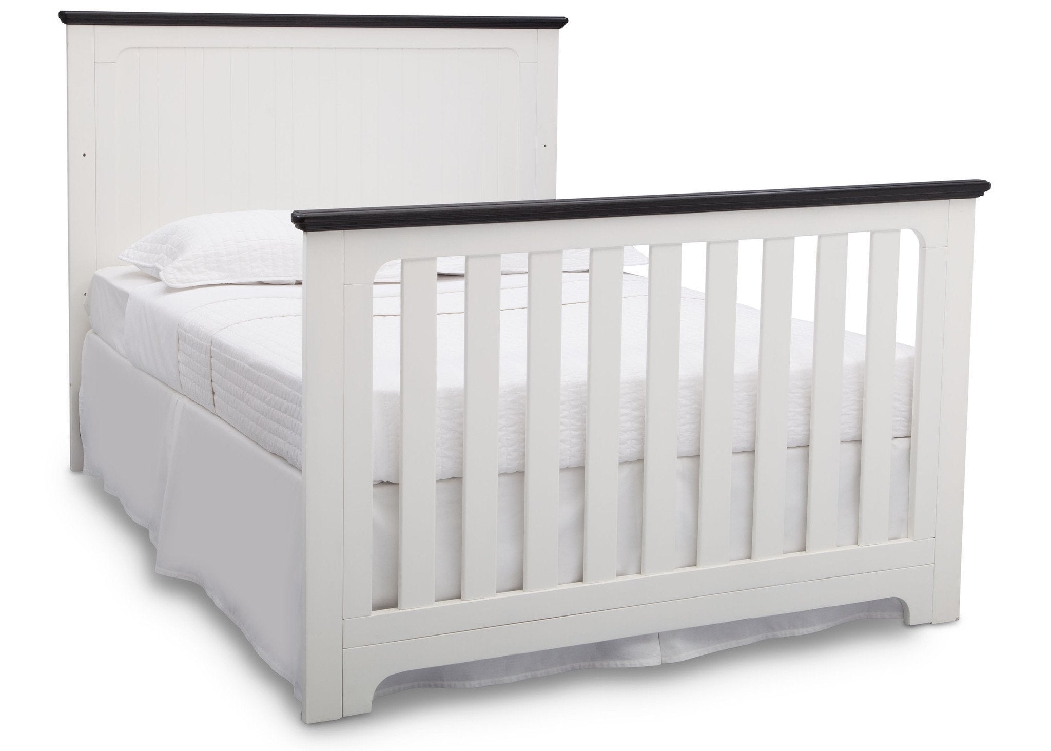 Providence 4-in-1 Convertible Baby Crib - Toddler Bed, Daybed & Full-Size Bed - Safe Nursery Furniture for Newborns to Teens - Perfect for Bedrooms, Daycare & Guest Rooms