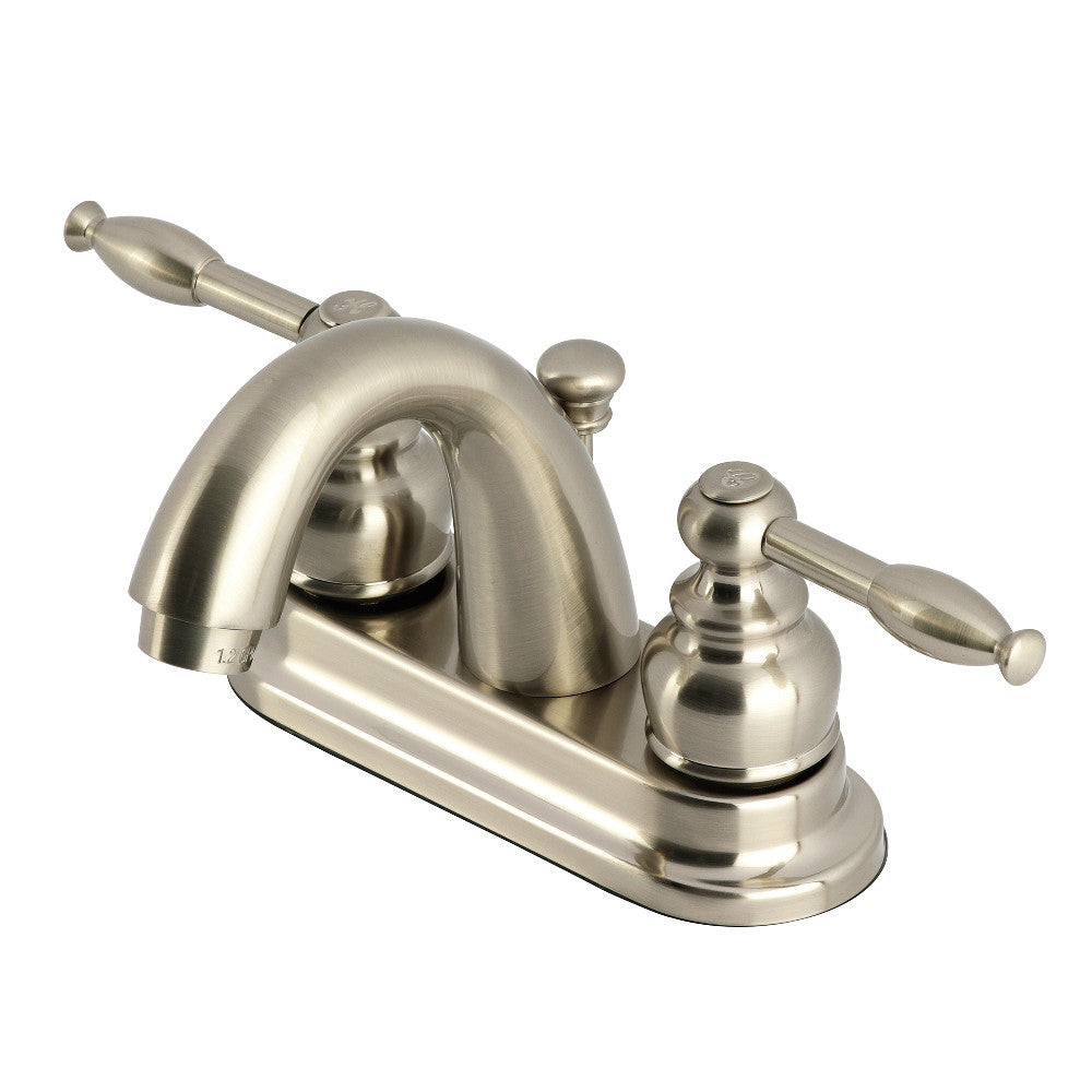 Kingston Brass KB5615KL 4-Inch Centerset Bathroom Faucet - Polished Chrome Finish for Vanity Sink, Perfect for Modern Bathroom Renovation and Home Upgrade