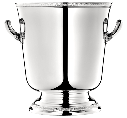 Christofle Malmaison Silver Plated Champagne Cooler - Elegant Wine Chiller for Parties, Weddings & Special Occasions