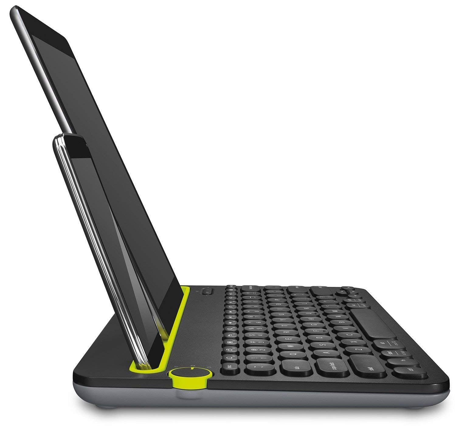 Logitech K480 Multi-Device Wireless Bluetooth Keyboard - Compatible with Windows, Mac, iPad, Android & Smartphones (Black) - Bulk Packaging - Perfect for Home Office, Remote Work & Multi-Tasking