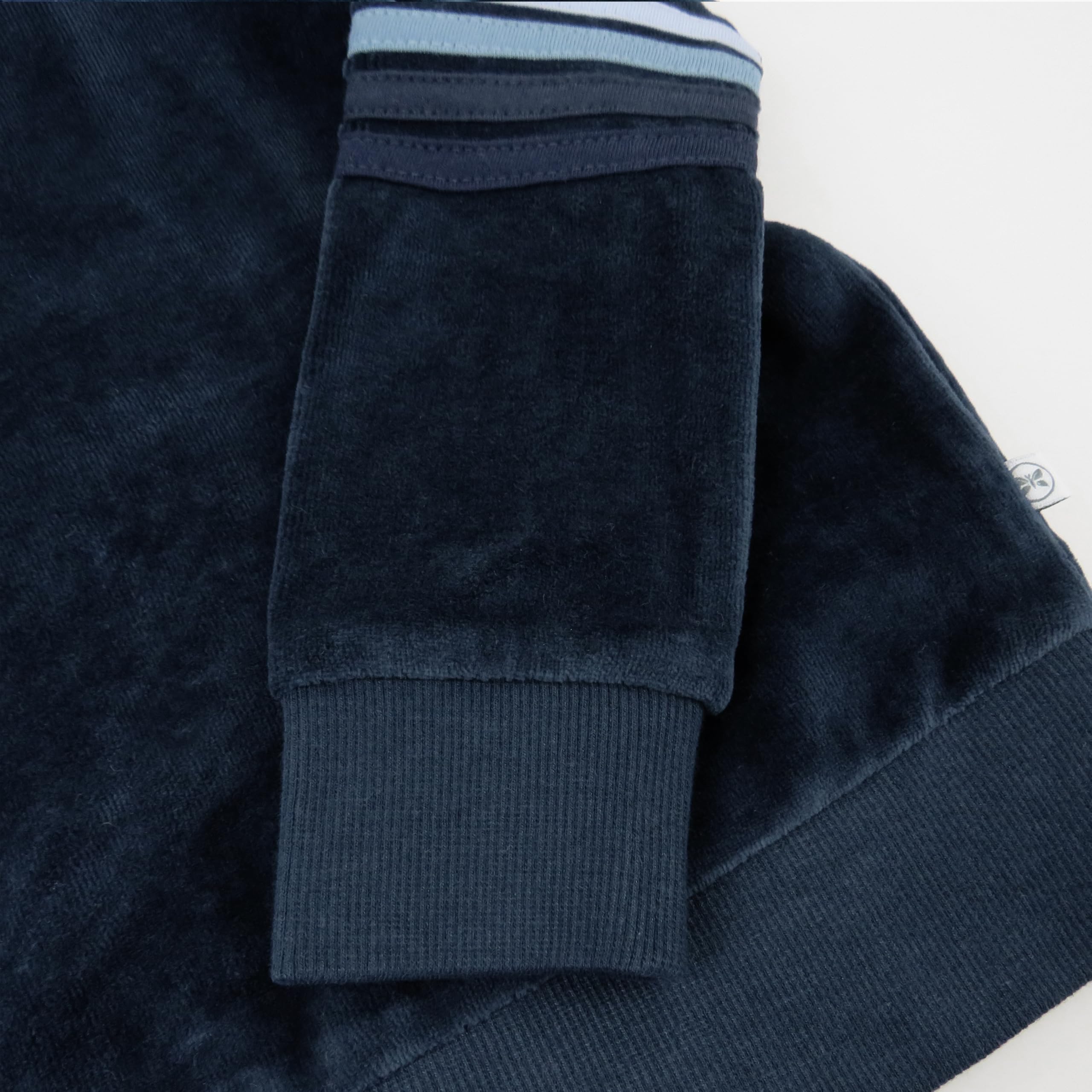 HonestBaby Velour Pullover Hoodie & Zip Front Sweatshirt with Jogger Sweatpants Set - Cozy Outfit for Toddlers, Baby Boys & Girls - Perfect for Playdates, Daycare & Family Outings