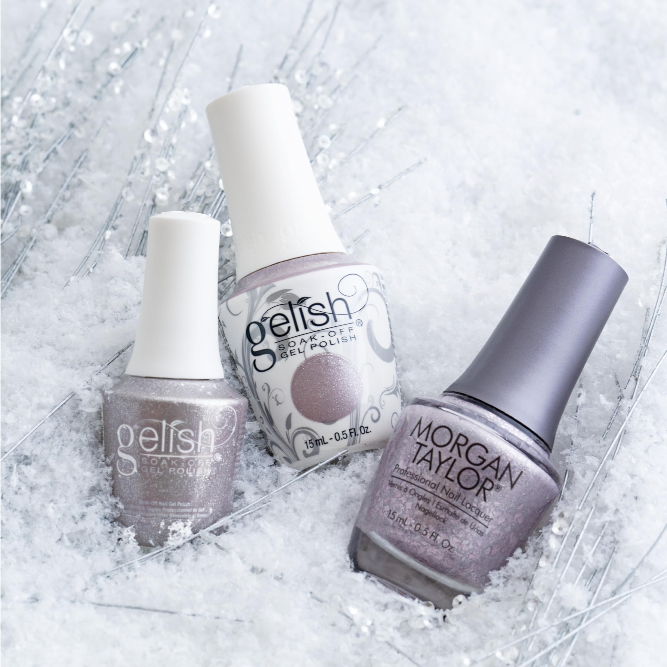 Gelish Gel Nail Polish Kit - Long Lasting Soak Off Gel Color Set with 6 Colors - Professional Salon Quality Manicure & Pedicure Gel for Home or Nail Salon Use