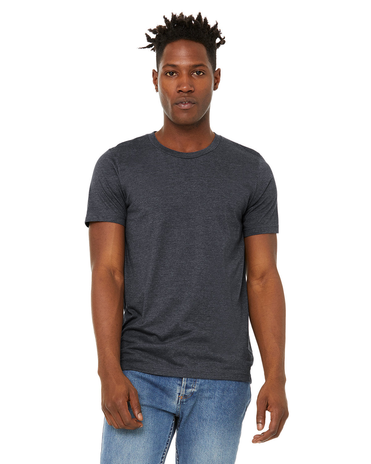 Bella + Canvas 3301C Unisex Sueded T-Shirt - Soft Comfortable Crew Neck Tee for Men & Women - Perfect for Casual Wear, Gym, and Everyday Outfits