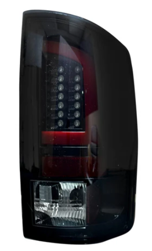 2007-2009 Dodge RAM 2500/3500 Smoked OLED Tail Lights - High Performance LED Brake Lights for Pickup Trucks (Perfect for Night Driving & Off-Road Adventures)