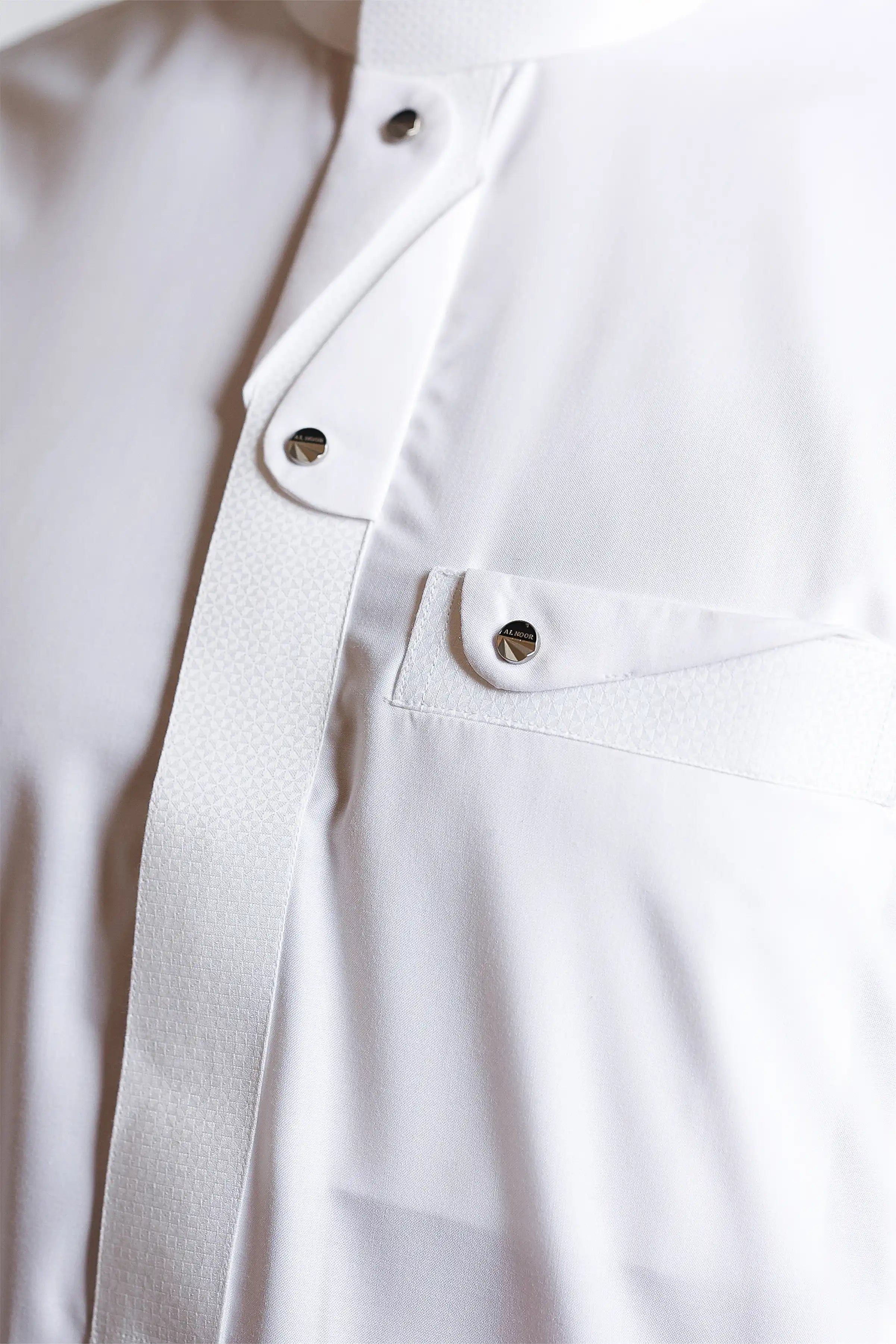 Premium J135 Brilliant White Thobe for Men - Traditional Islamic Robe - Perfect for Eid, Ramadan & Daily Wear