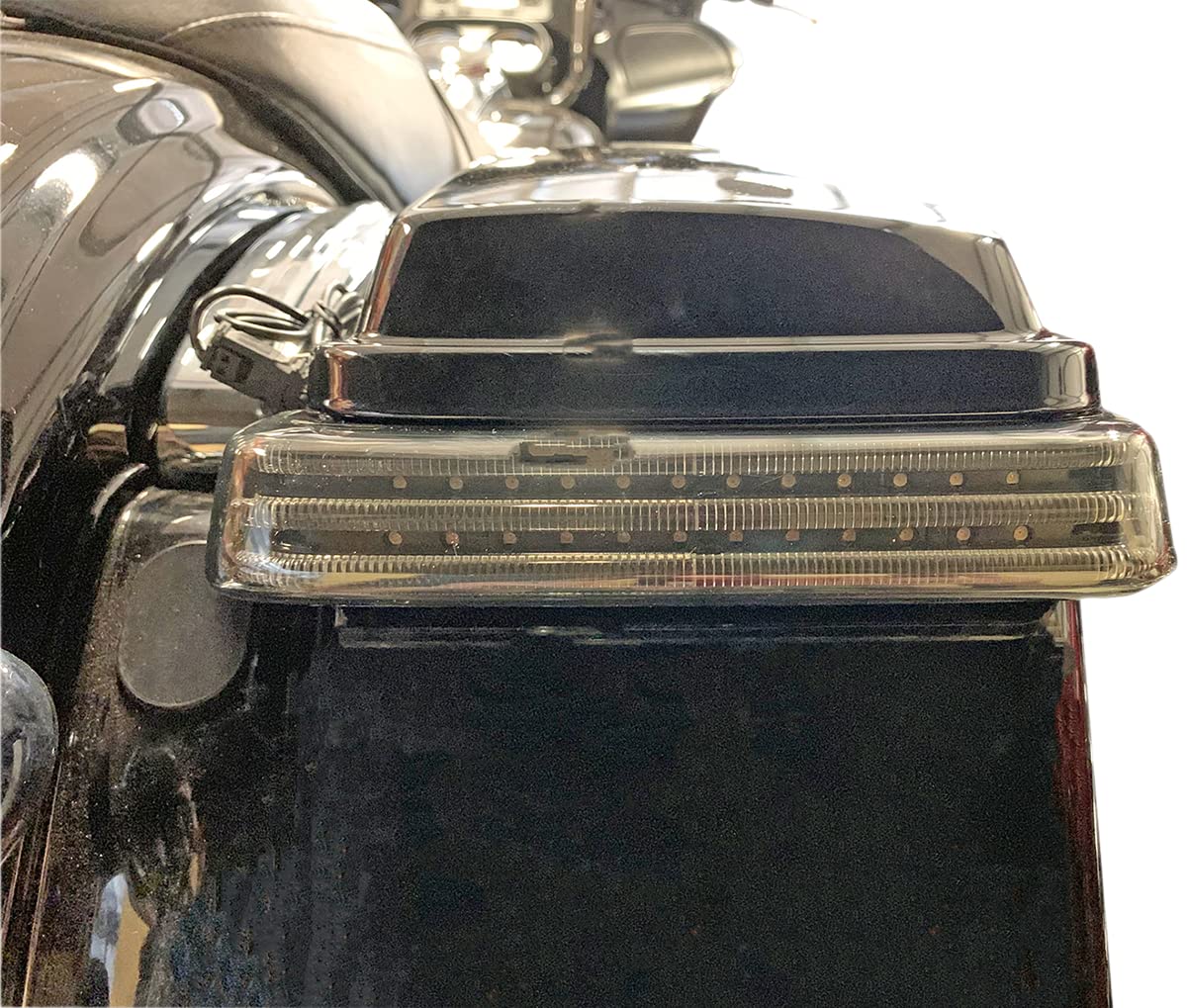 Custom Dynamics PB-SB-HD-BS Probeam Saddlebag Lights - Black/Smoke Lens for Harley Davidson Motorcycles | Enhanced Visibility & Style for Night Riding & Custom Bike Builds