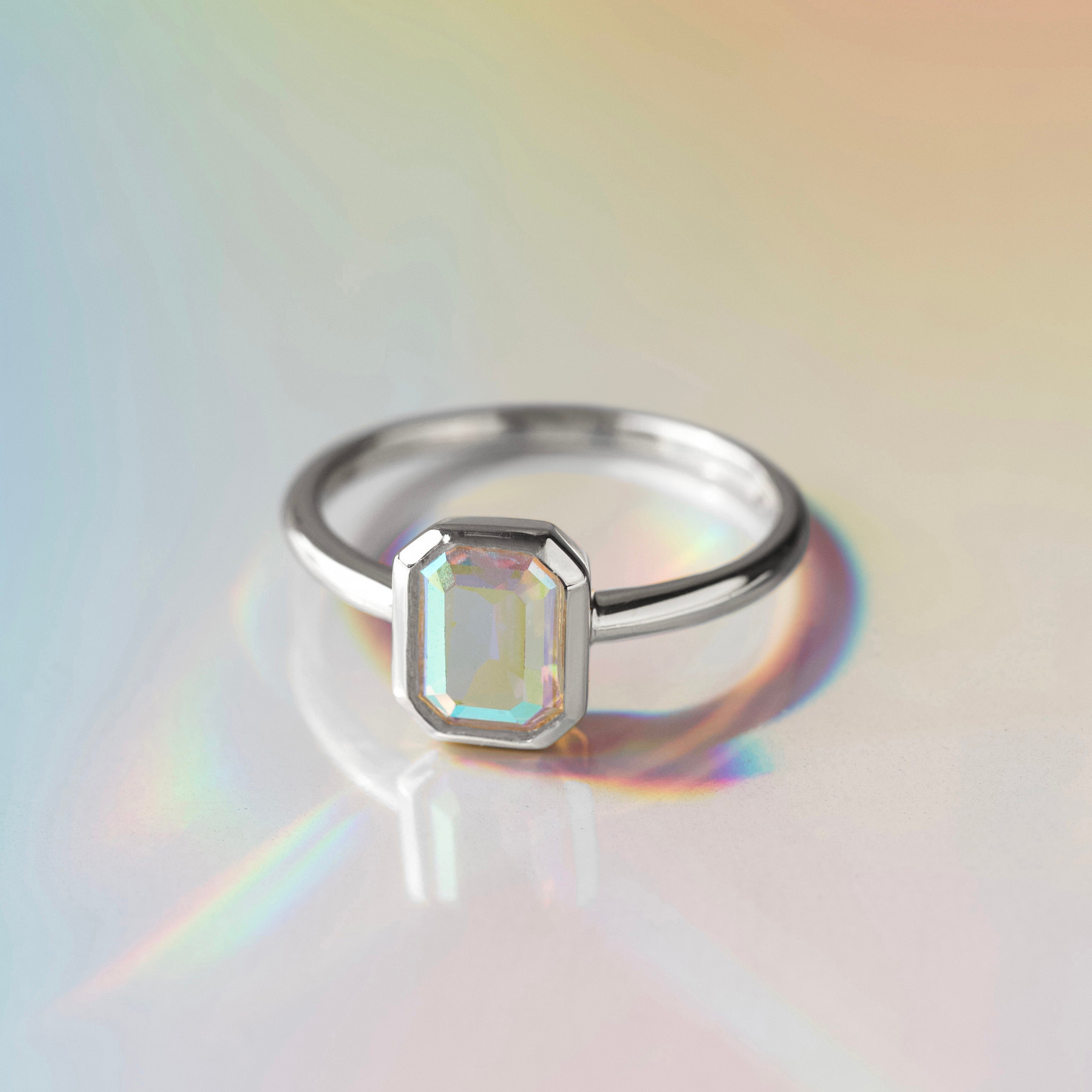 Louise Thompson Lucky Glimmers Ring - Elegant Sterling Silver Ring for Women, Perfect for Everyday Wear, Gift Giving & Special Occasions