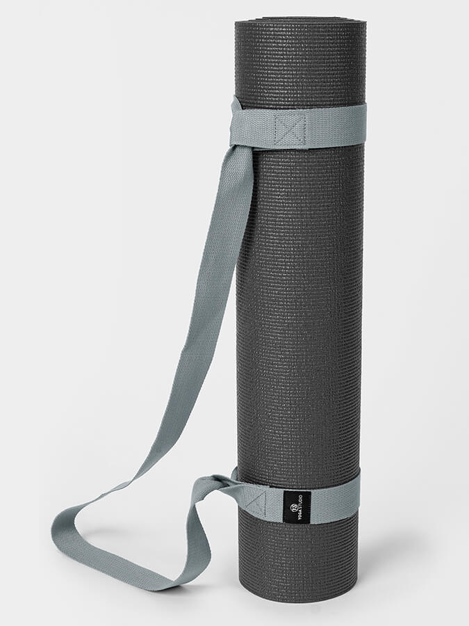 Organic Cotton Yoga Mat Strap Carrier for Yoga Studio - Premium Yoga Mat Holder with Adjustable Shoulder Strap - Perfect for Yoga Class, Gym, Travel & Outdoor Workouts